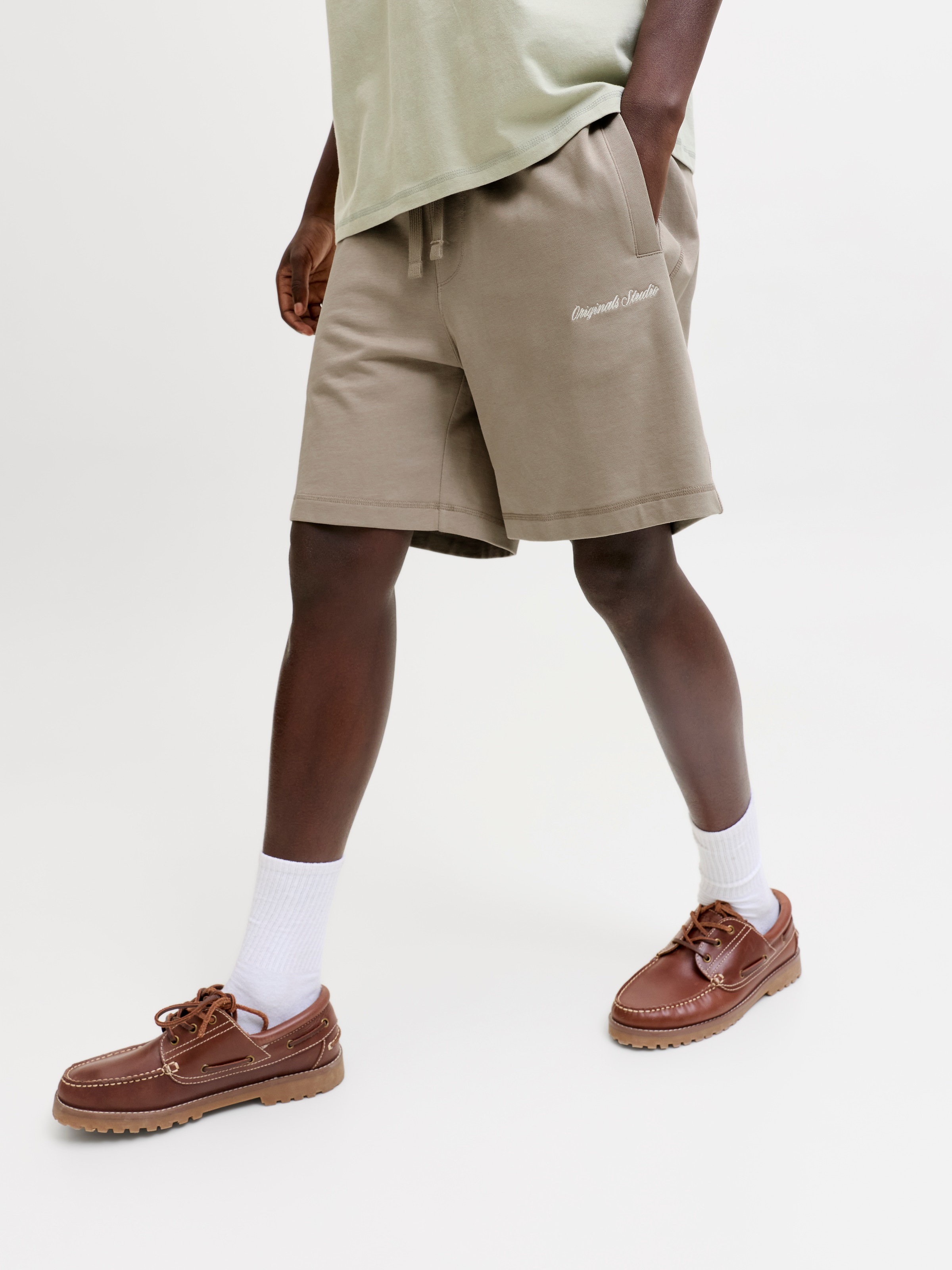 Jack & Jones Sweatshorts "JPSTKARL NORREBRO SWEAT SHORTS REG SN" Baumwollmischung, relaxed fit