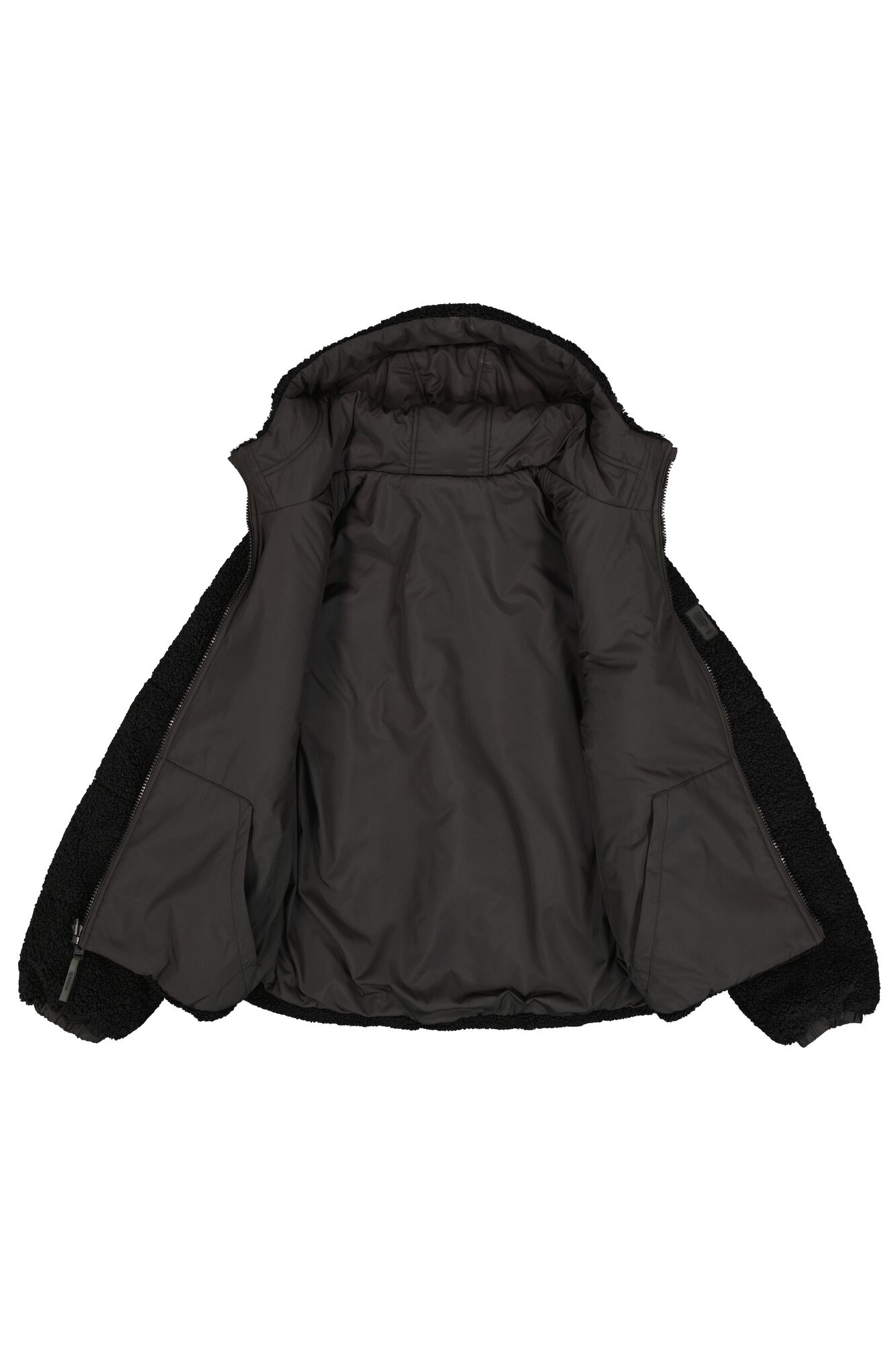 Garcia Veste d'extérieur avec capuche avec fourrure teddy pour garçons