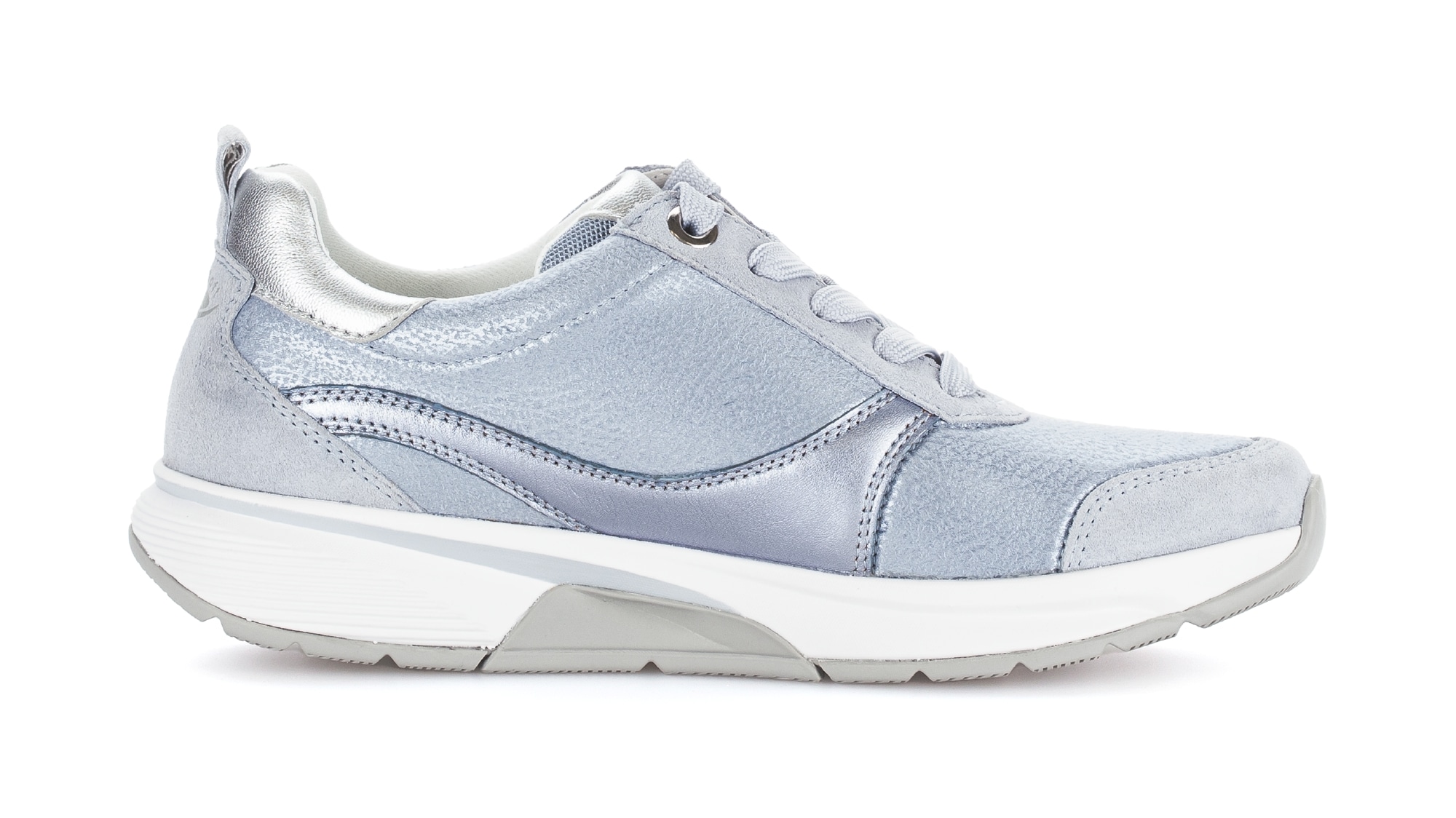rollingsoft Plateausneaker  , Freizeitschuh, Halbschuh, Schnürschuh mit Kontrastbesatz, G-Weite