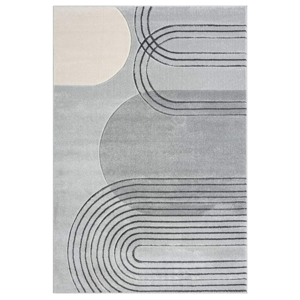 Carpet City Teppich »BONITO 7157«, rechteckig, 11 mm Höhe, Läufer, Flachflor, Hochtief-Muster/ 3D-Effekt, Geo-Muster, Wohnzimmer