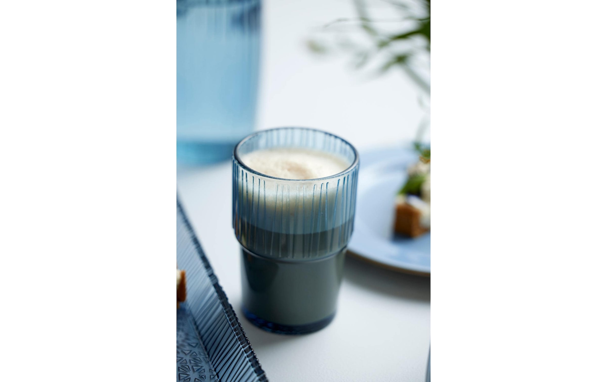 Bitz Verre à latte macchiato »Macchiato Becher Kusintha 380 ml, 4 Stück, Blau«