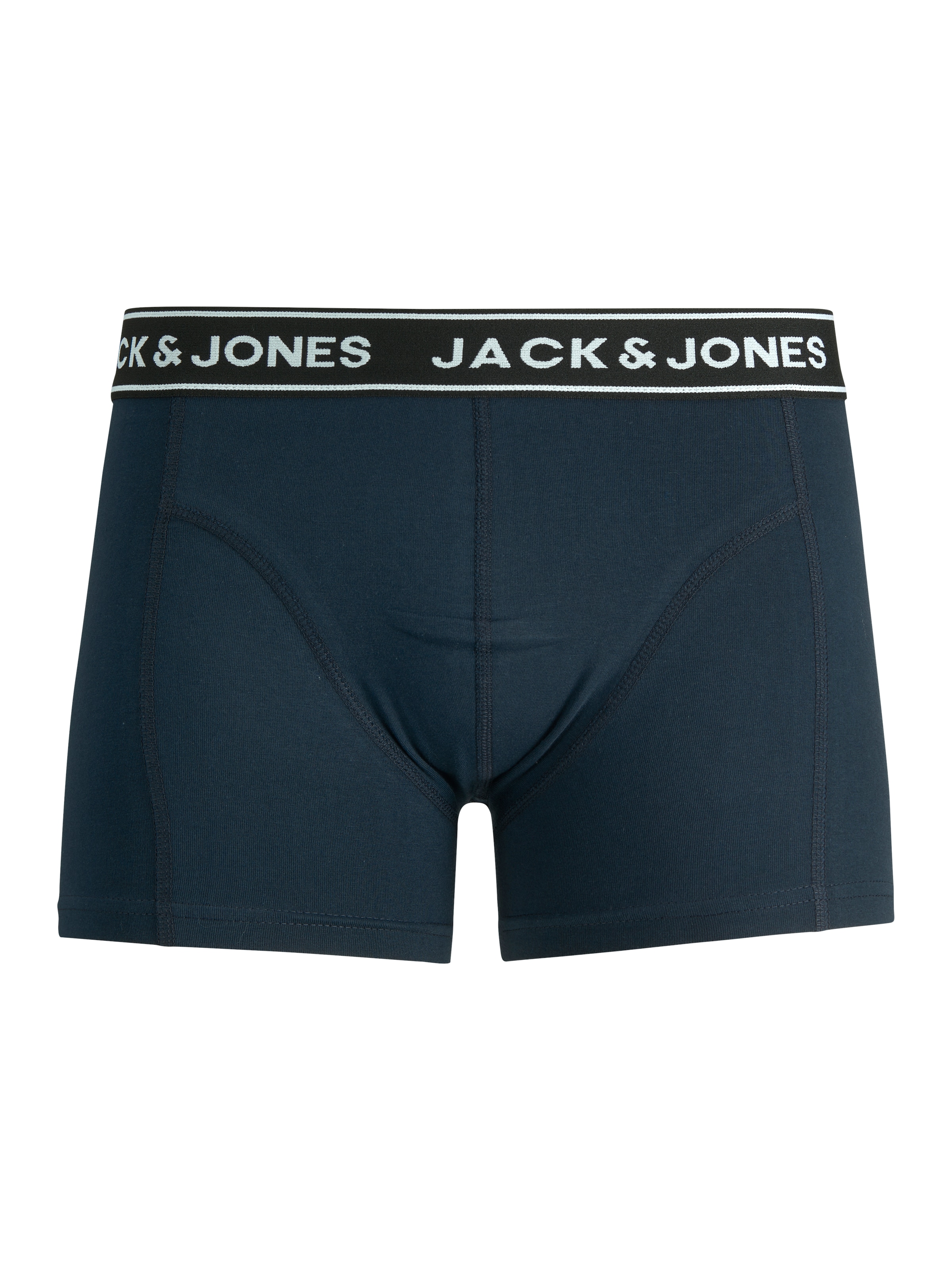 Jack & Jones Tronc »JACCRISP im 6er Pack mit Logobund und Stretchkomfort« Paquet, 6 cuis uni avec insert de couleur, mode, coupe près du corps, mélange coton