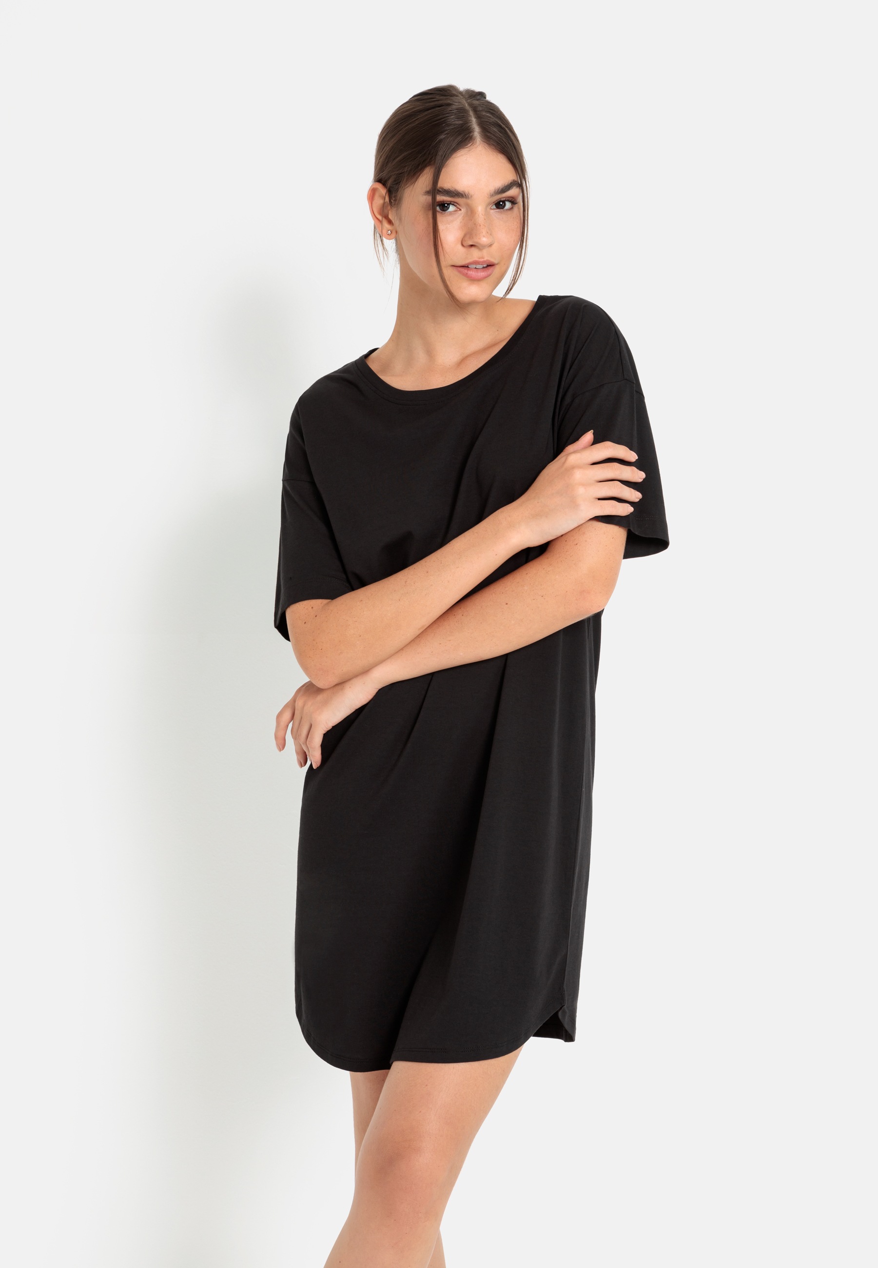 Image of LSCN by LASCANA Shirtkleid 1 Stk. tlg. mit Rückendruck