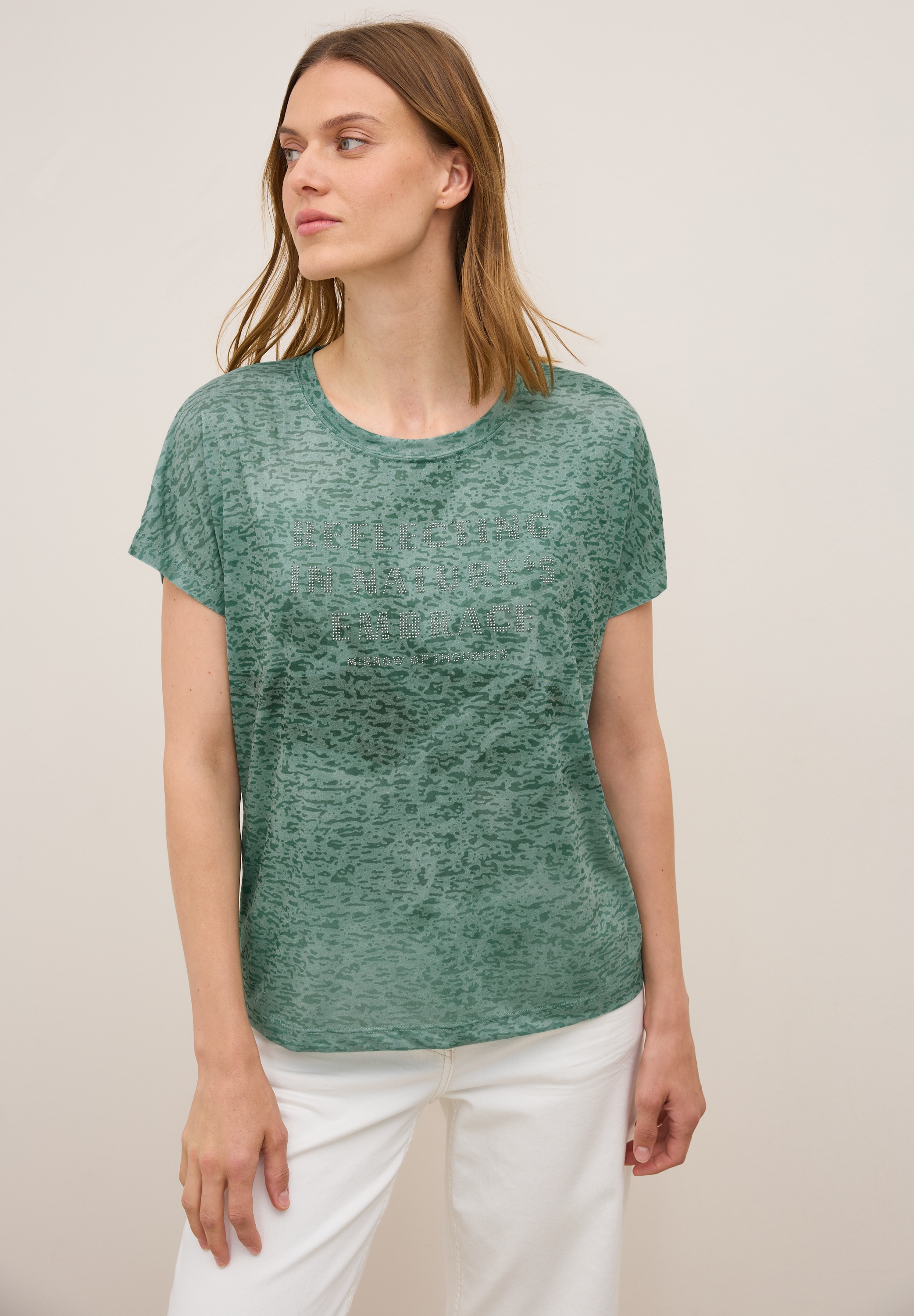 Image of Cecil T-Shirt mit Wording