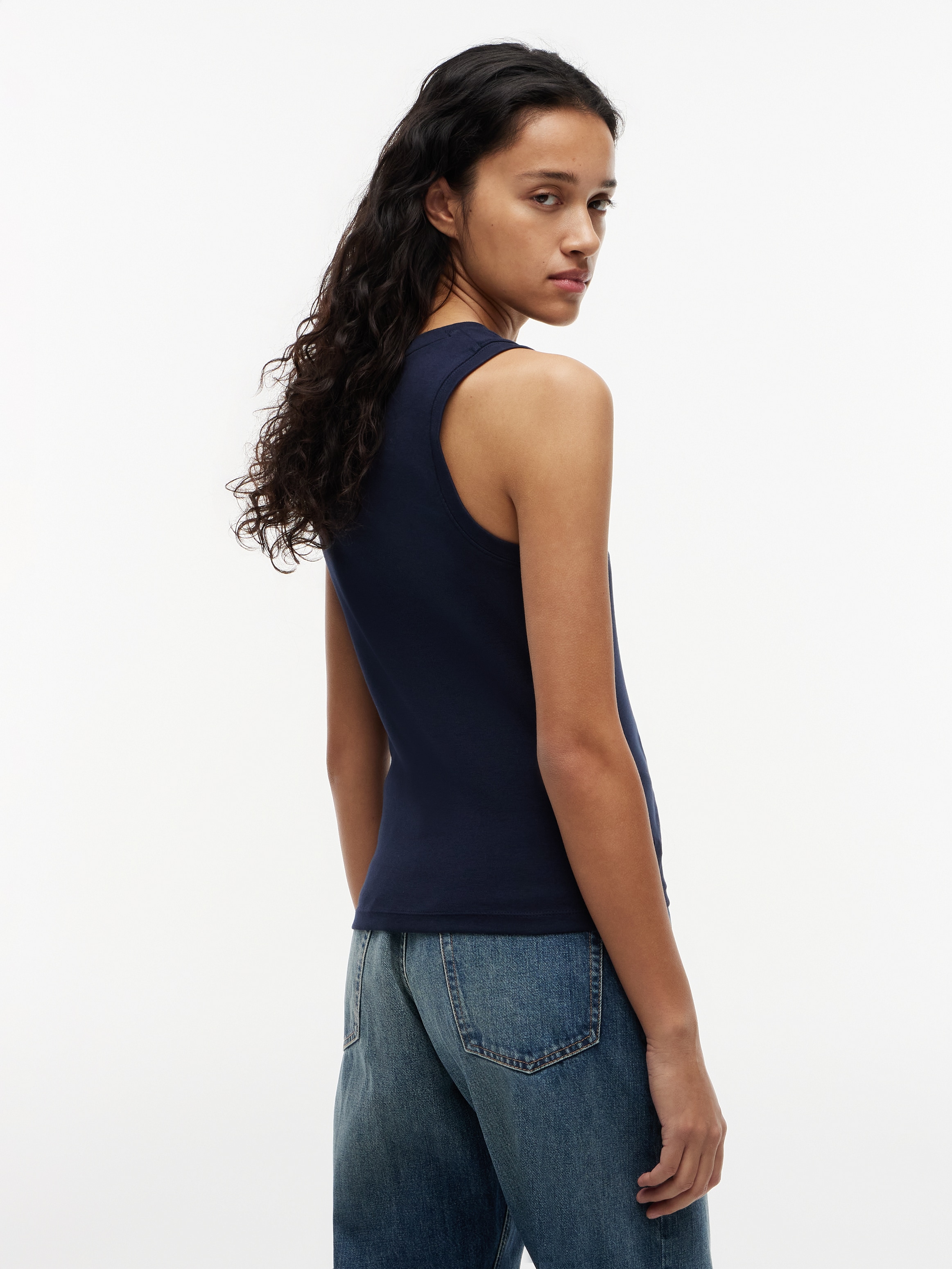 Tommy Hilfiger Débardeur »MULTISTRIPE TANK TOP« Coton