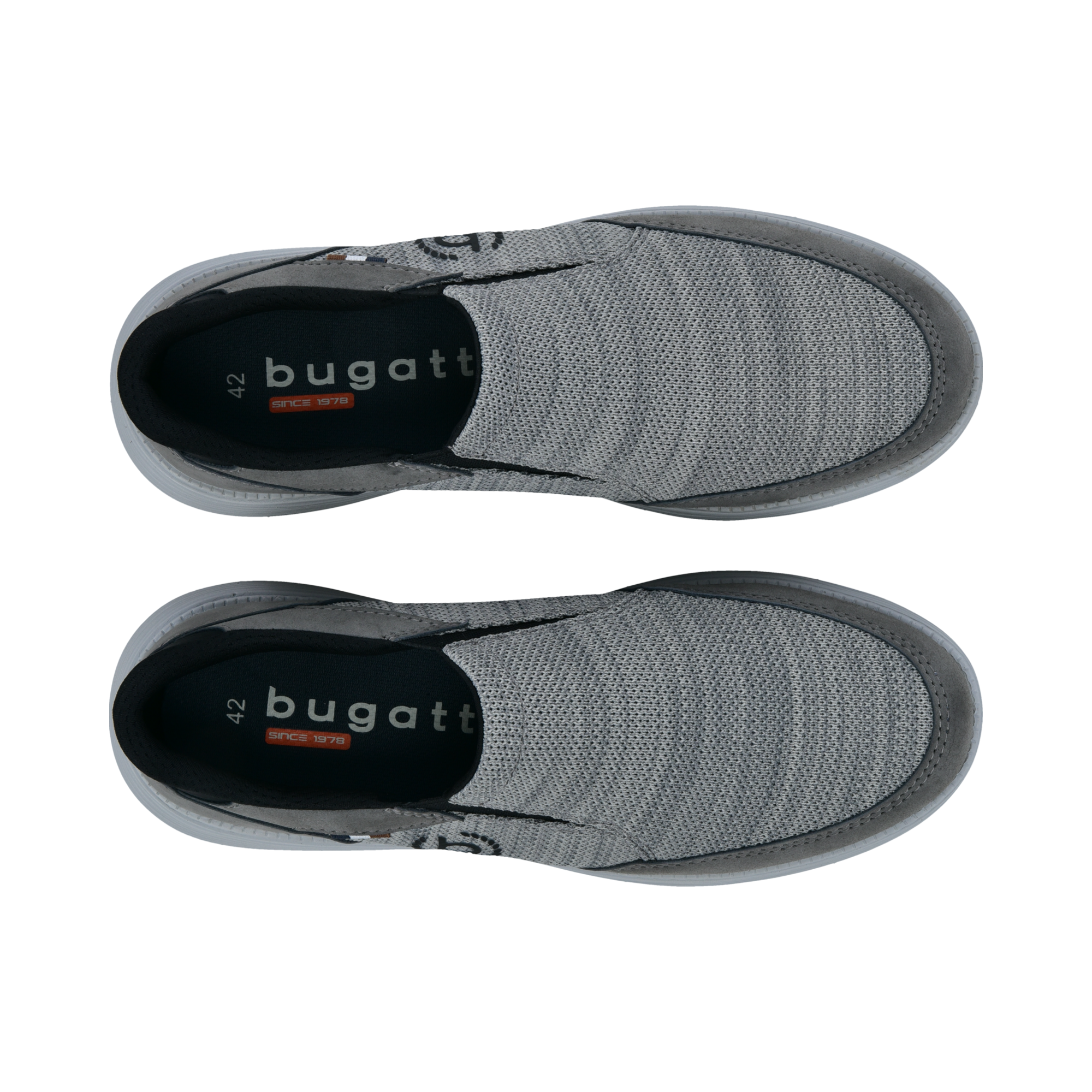 bugatti Baskets slip-on  , Freizeitschuh, Schlupfschuh, Slipper mit Logo-Icon