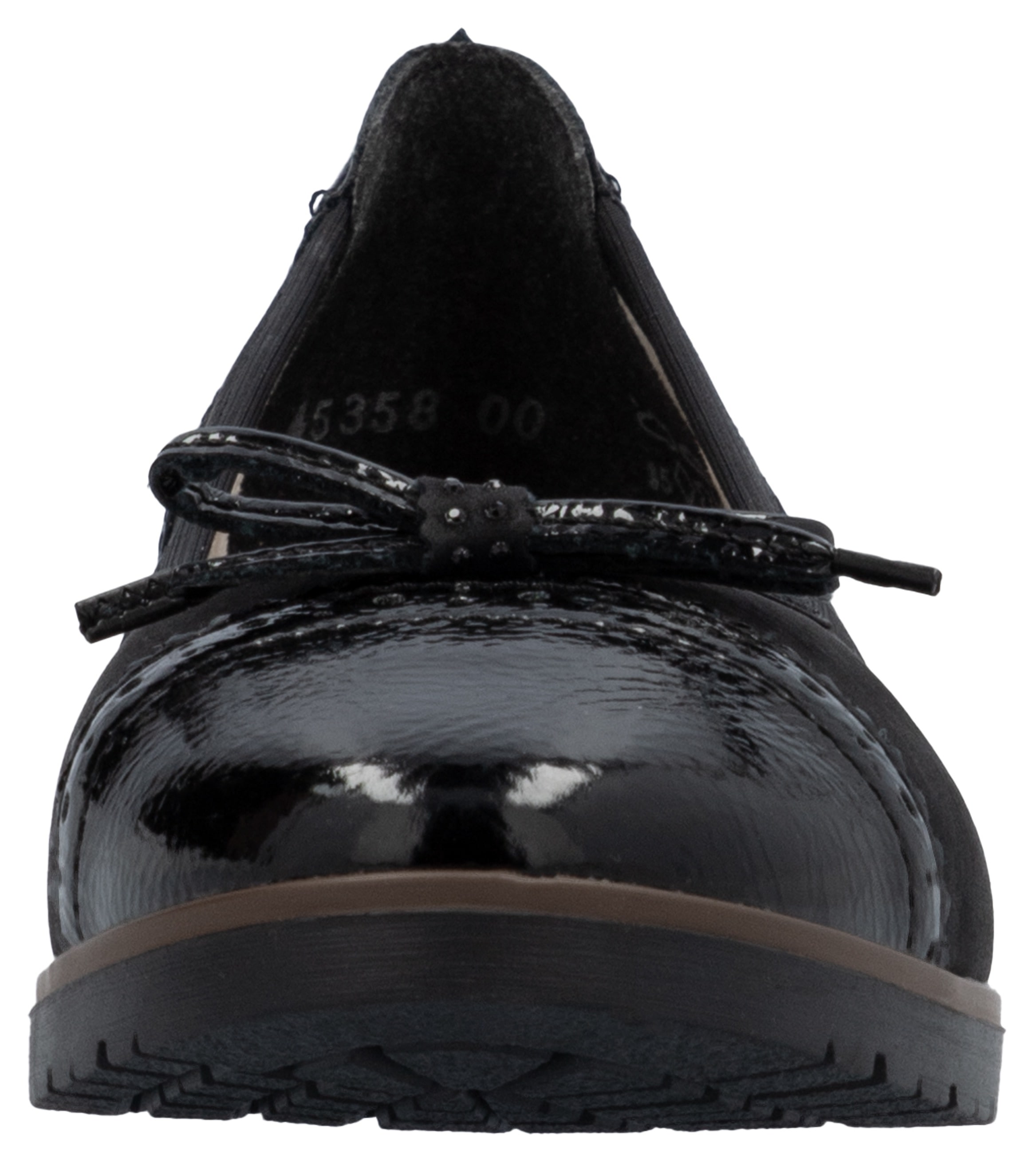 Rieker Ballerina  , Loafer, Schlupfschuh, Flats, Slipper, Businessschuh mit Schleifchen