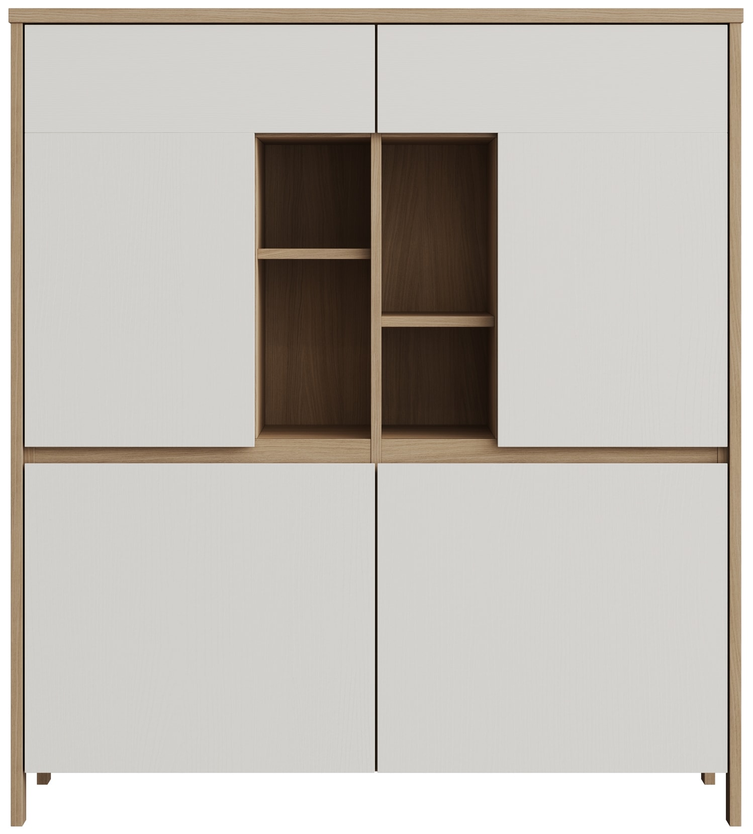 Home affaire Buffet haut »Stranda, moderner Schrank, Stauraumelement im Scandic-Style« elegante Rahmenoptik, ausreichend Stauraum, vielseitig einsetzbar