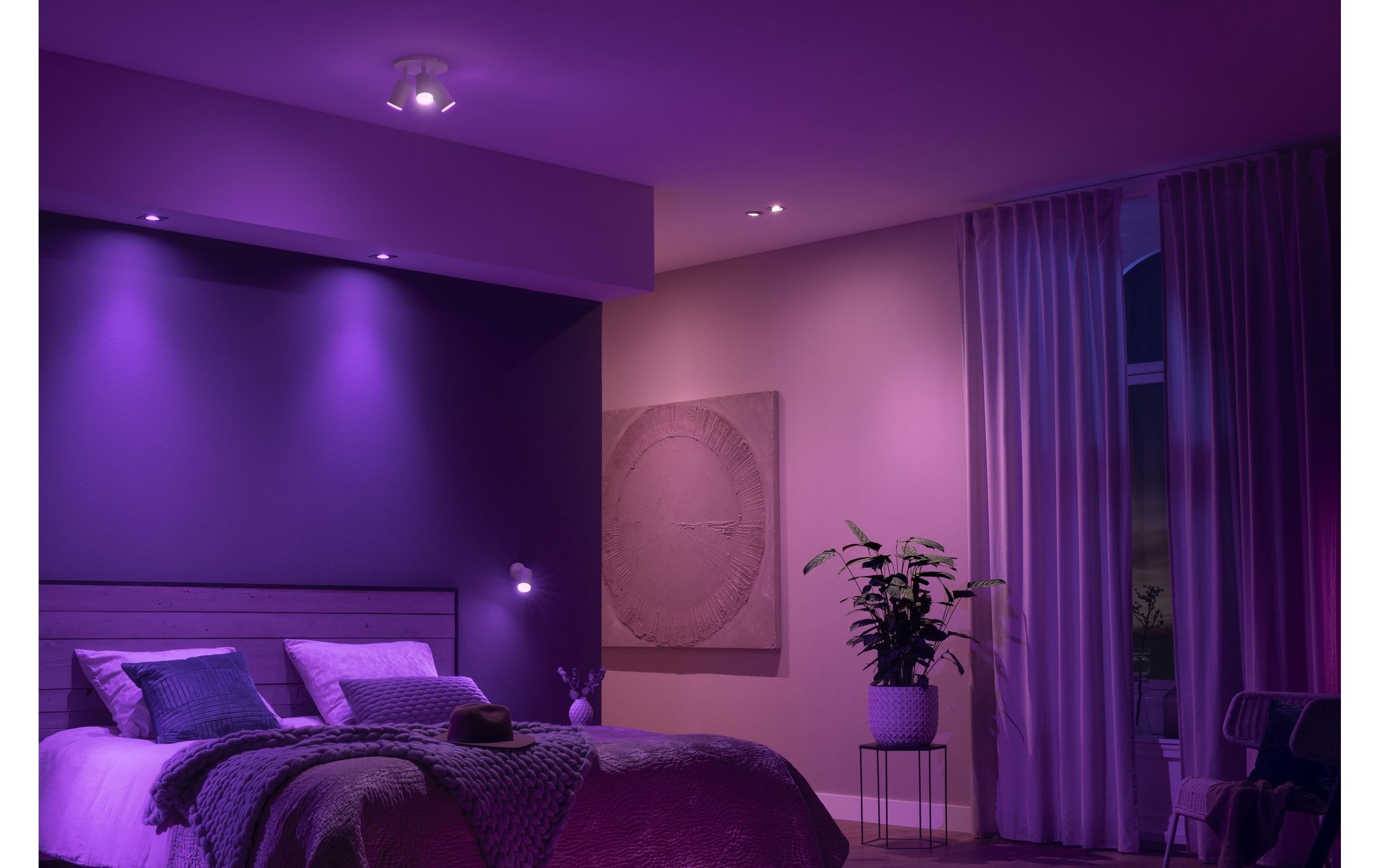 Philips Hue LED Deckenleuchte »Argenta 3er-Spot«, Leuchtmittel GU10 | LED wechselbar