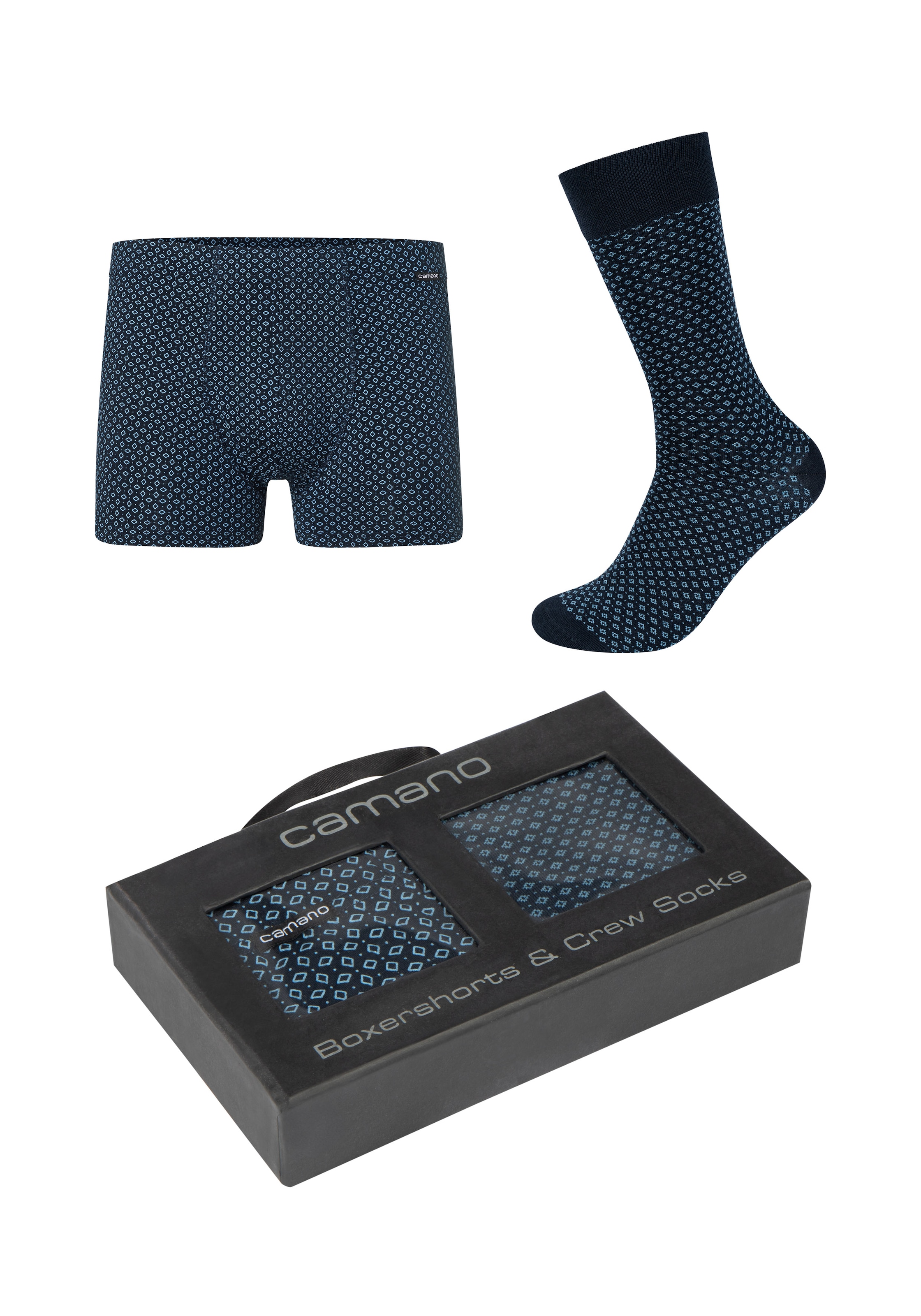 Image of Camano Businesssocken "Socken und Boxershorts Geschenkset comfort" 1 Paar Socken & Boxer, mit elastischem Bund