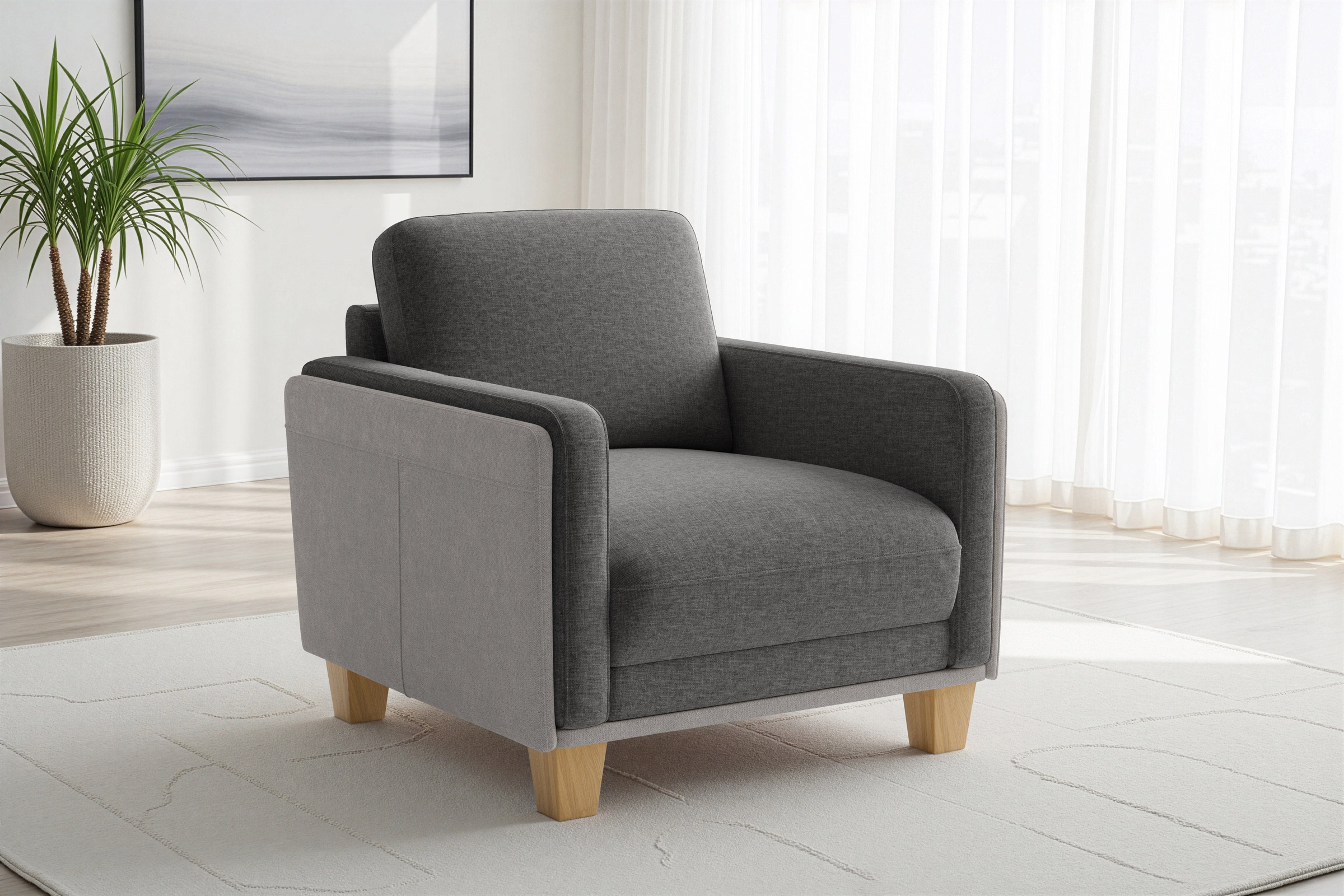 sit&more Sessel »Concept« mit Rückenkissen