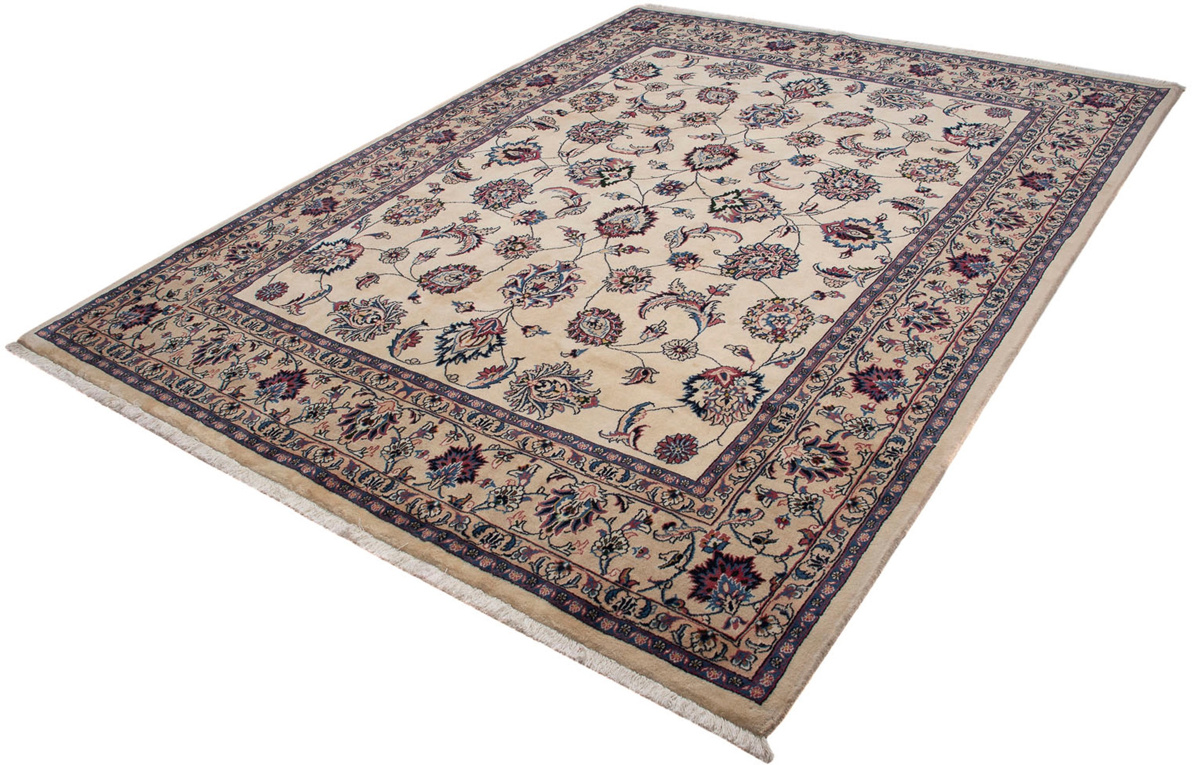 Image of morgenland Orientteppich »Perser - Classic - 264 x 197 cm - beige«, rechteckig, 10 mm Höhe, Wohnzimmer, Handgeknüpft, Einzelstück mit Zertifikat bei Ackermann Versand Schweiz