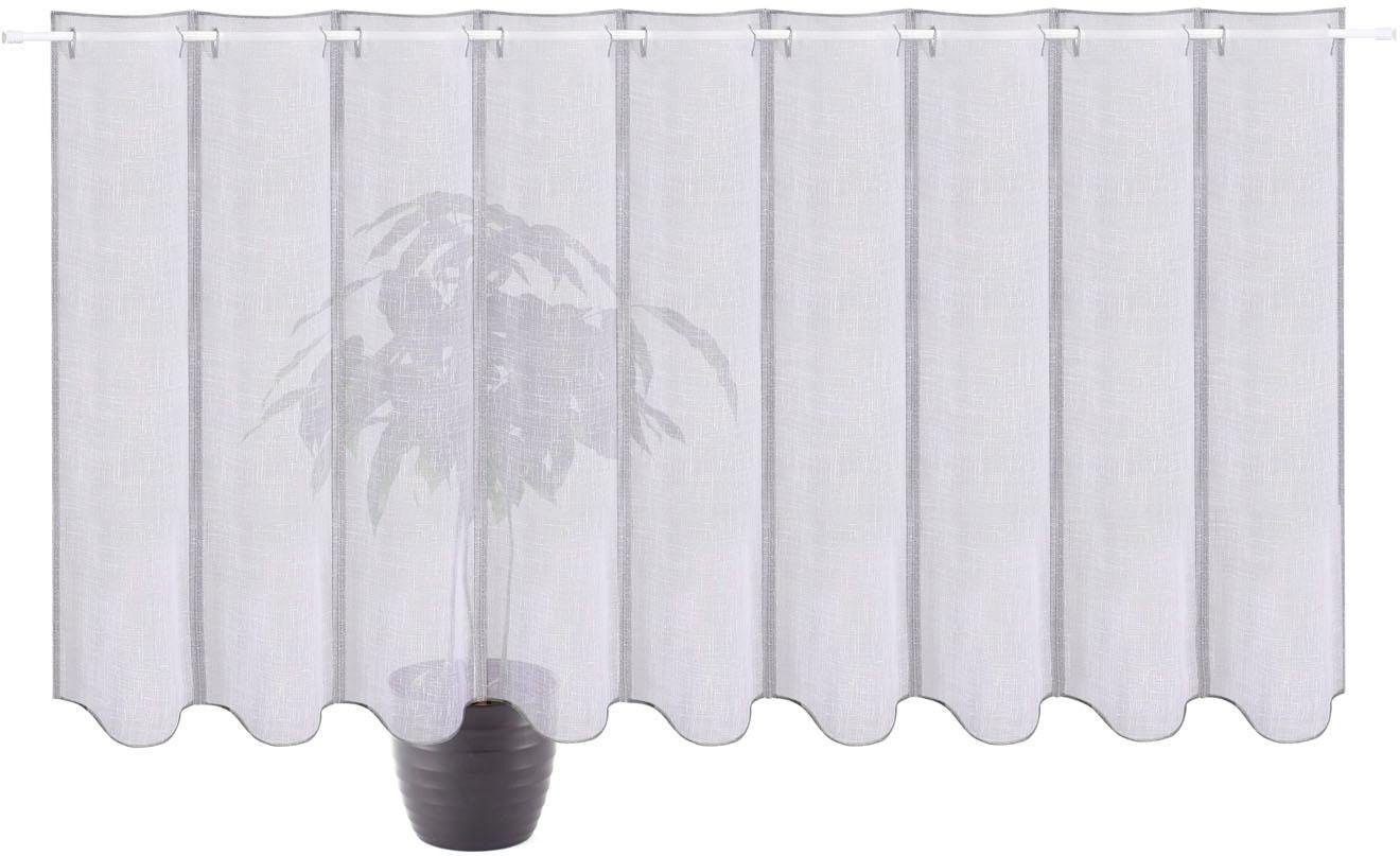 Image of Gerster Scheibengardine nach Mass »Hendrik«, (1 St.), natürliche, matte Grundware, bestickt bei Ackermann Versand Schweiz