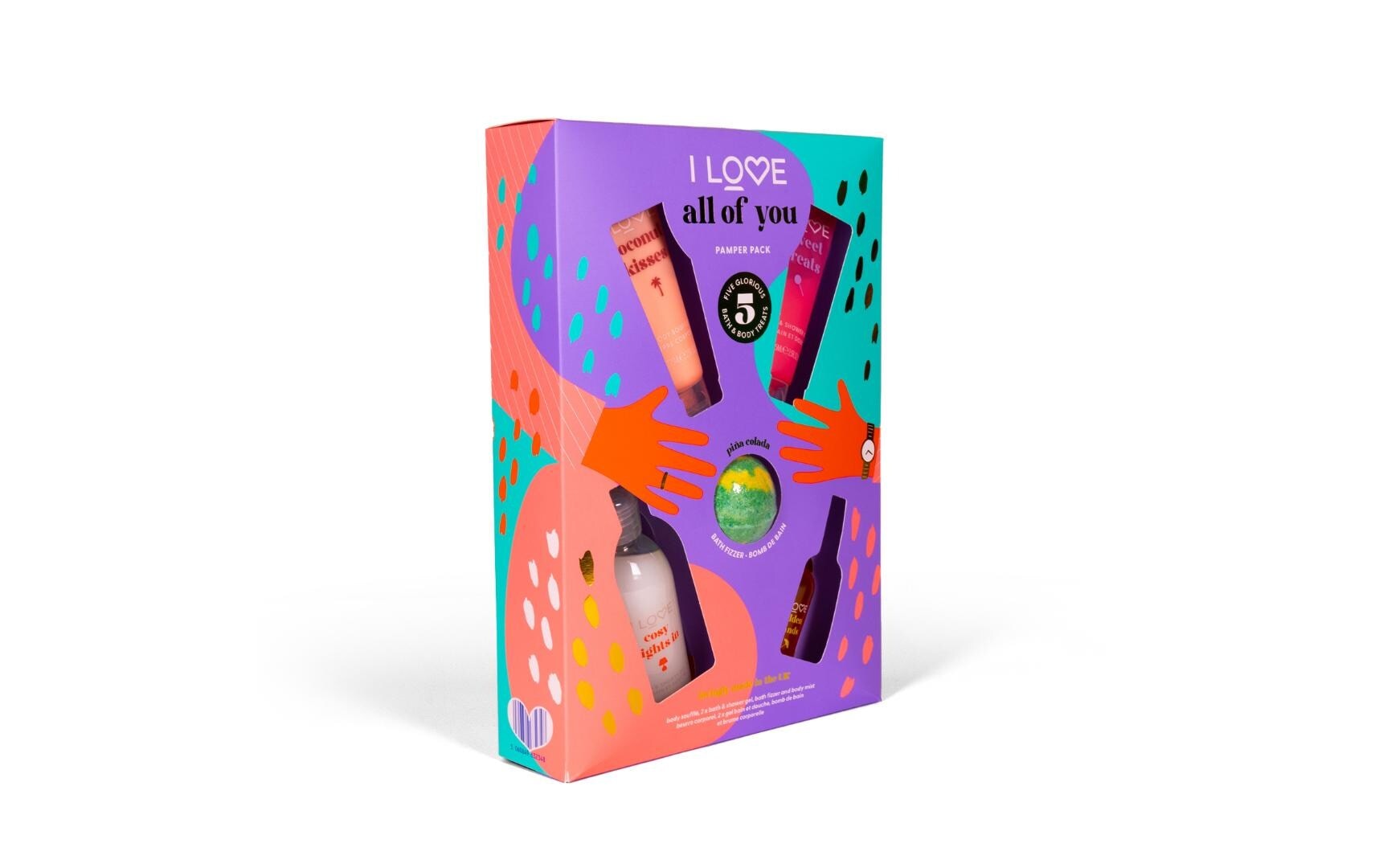 Pflege-Set »I Love All of You Pamper Pack«, (4 tlg.)