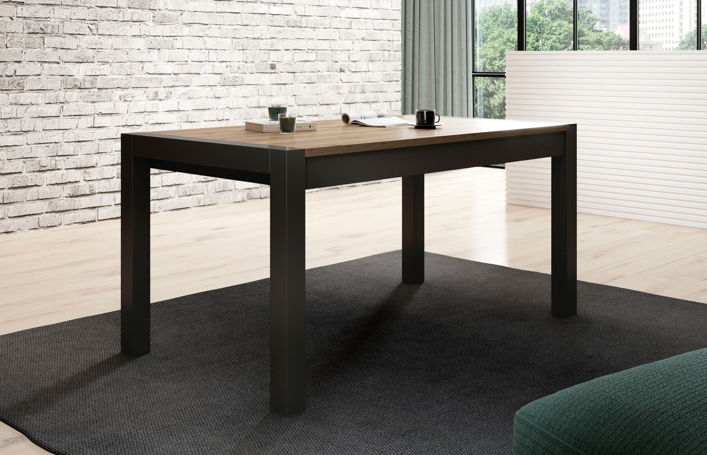 Home affaire Esstisch »Aktiv«, (B/T/H): 160-240/90/78,5 cm, Ausziehbar von 160 cm bis 240cm