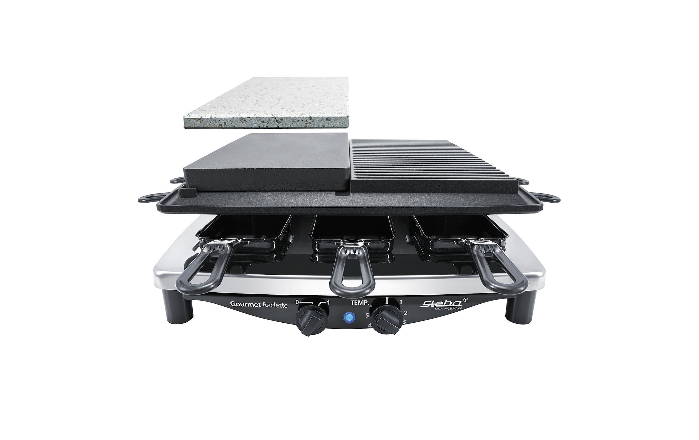 Steba Raclette »Raclette RC4 Plus Deluxe Chrom, 1450 W«