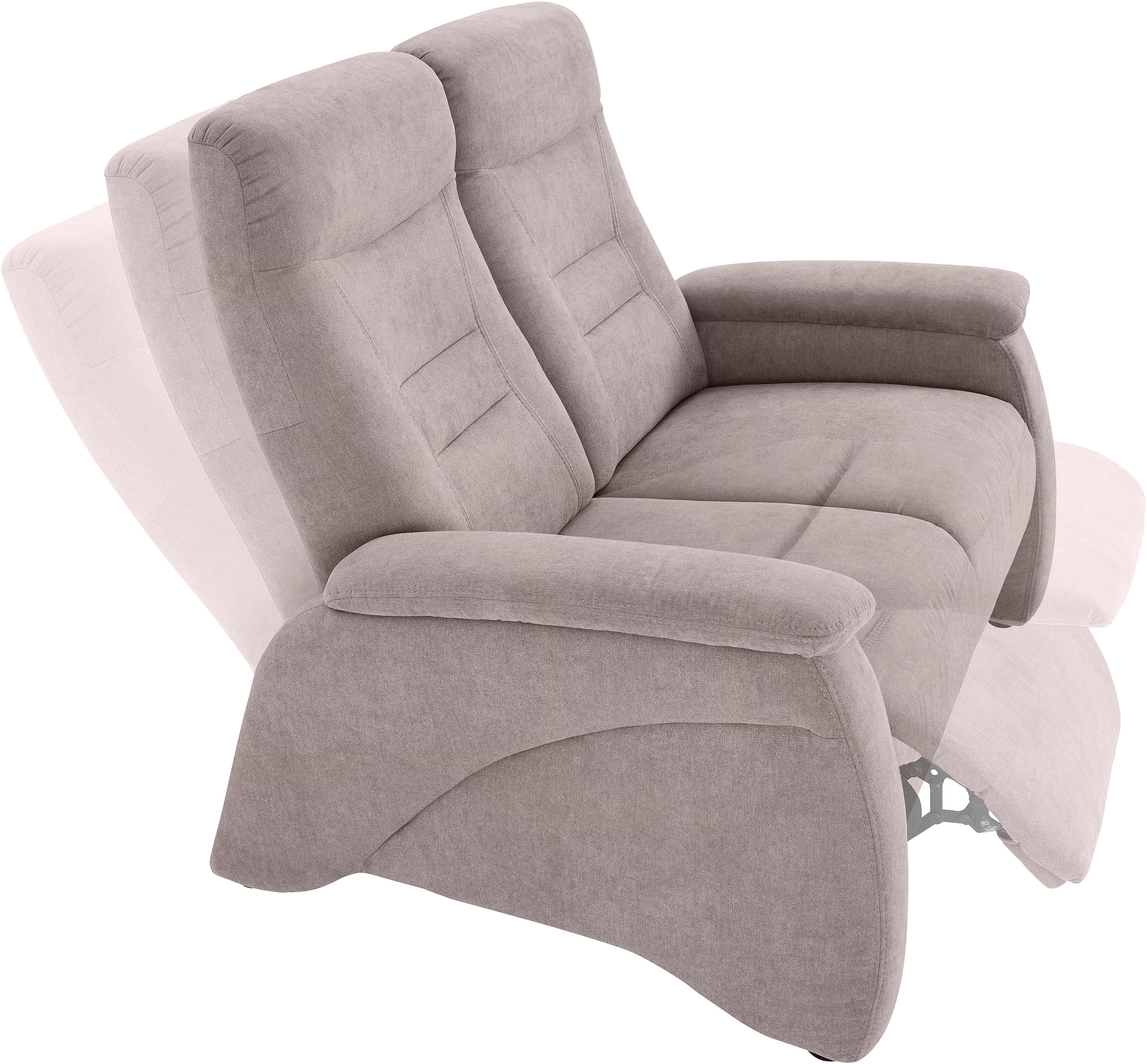 exxpo - sofa fashion 2-Sitzer »Ascoli, Kinosofa mit hohem Sitzkomfort, bequeme Armlehnen« hoher Rücken, inkl. Relaxfunktion