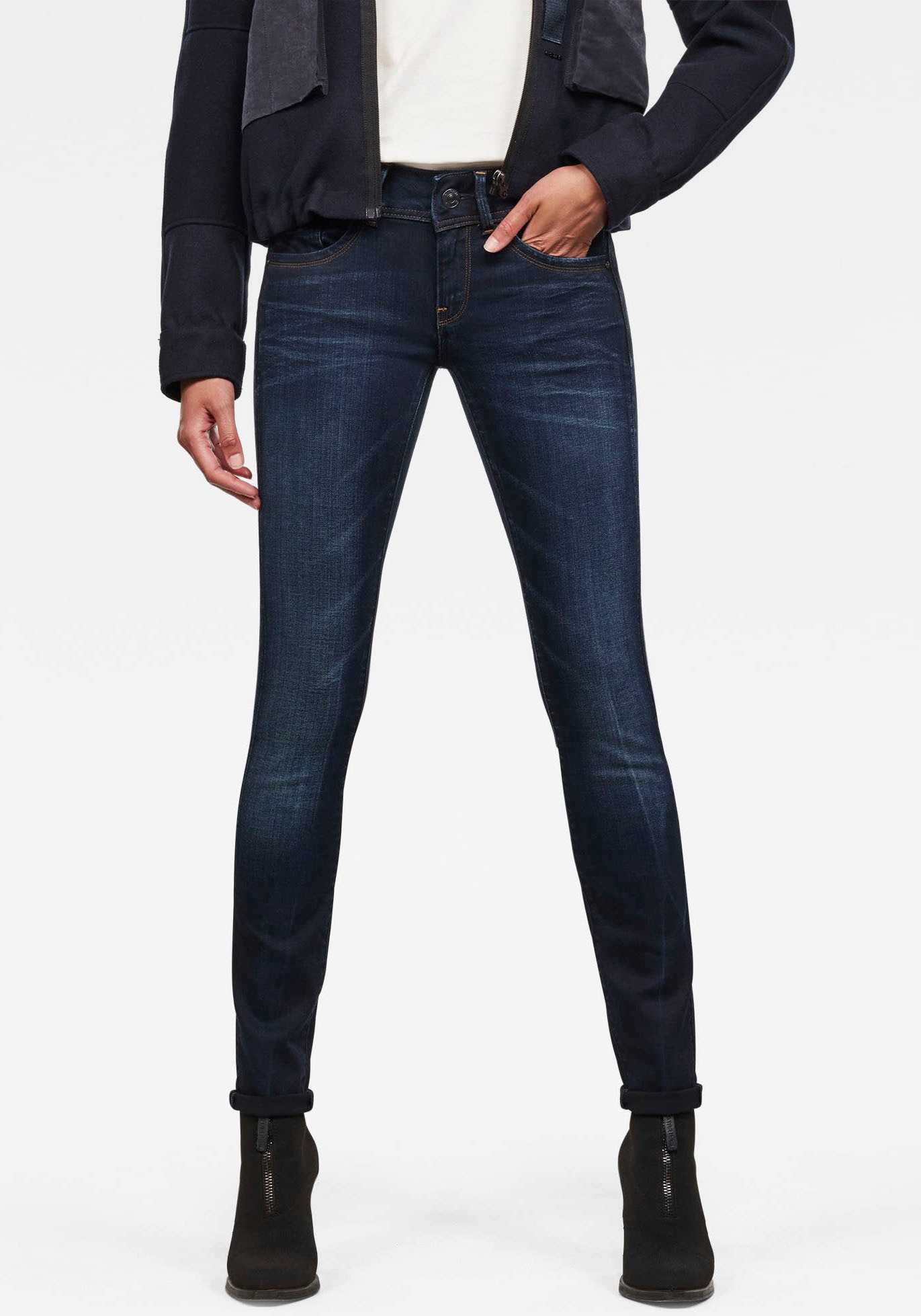 Image of G-Star RAW Skinny-fit-Jeans »Lynn Mid Waist Skinny«, moderne Version des klassischen 5-Pocket-Designs bei Ackermann Versand Schweiz