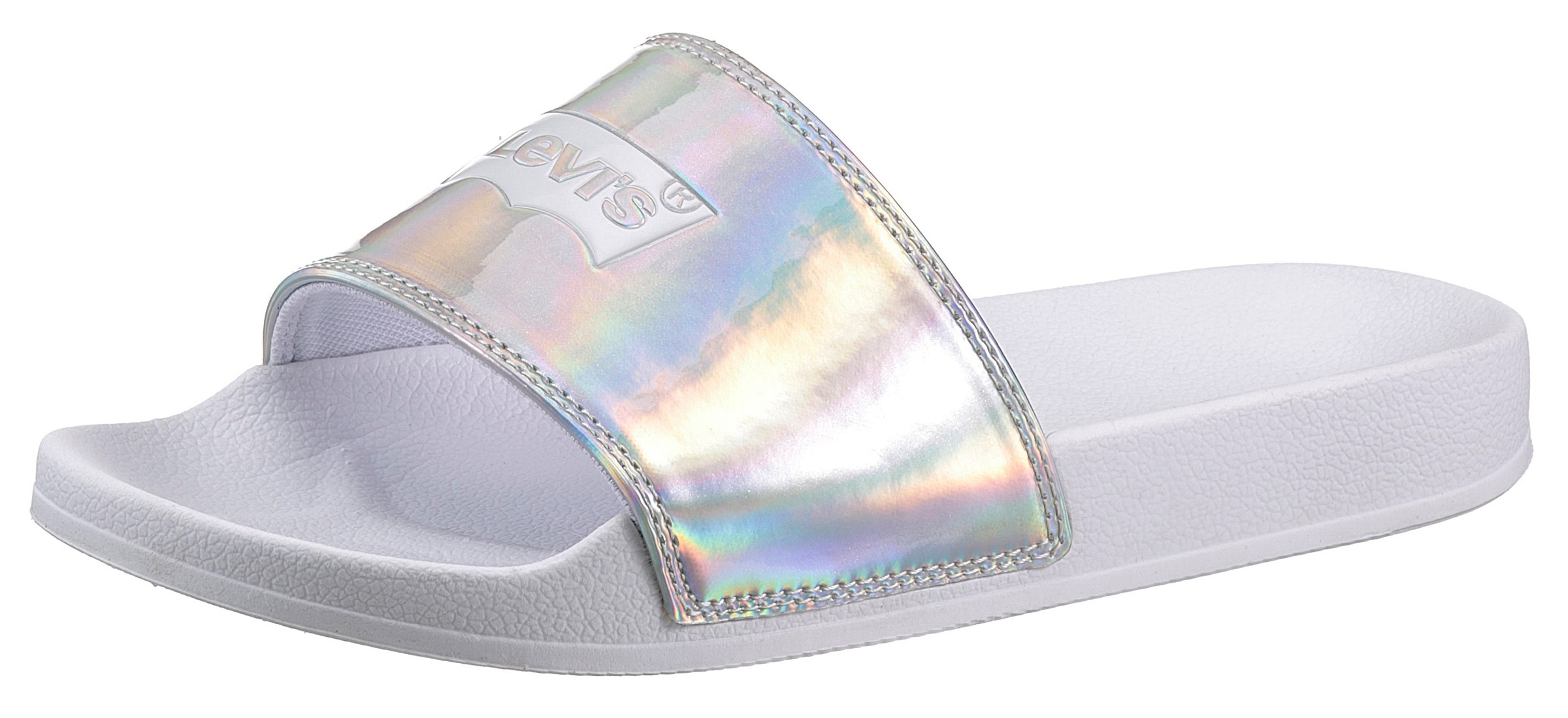 Image of Levi's® Badepantolette »June Batwing S«, in irisierender Optik bei Ackermann Versand Schweiz