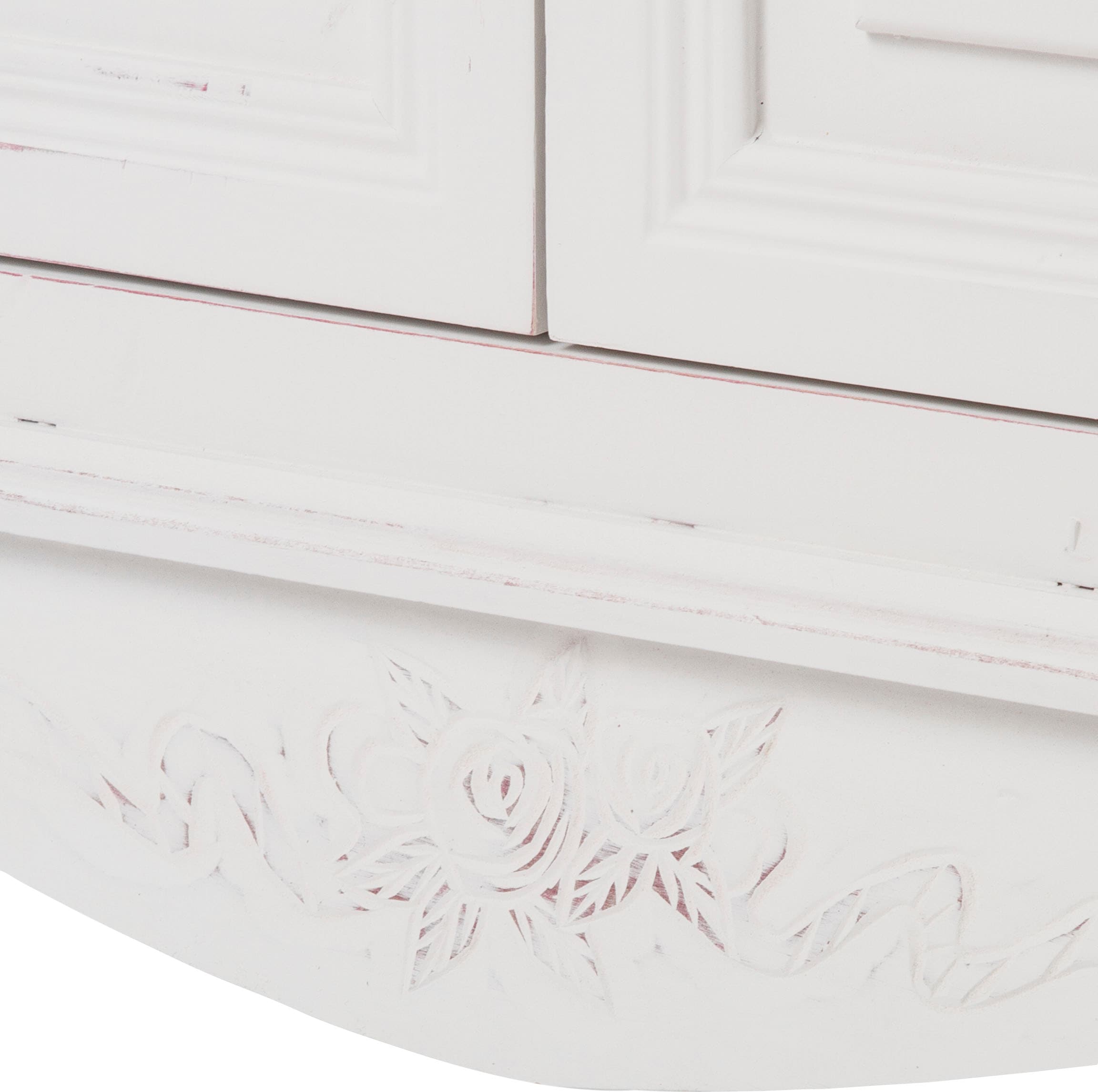 my Flair Kommode »Elegance«, Kommode, mit Rosenmotiven im Landhausstyle, geschwungene Formen
