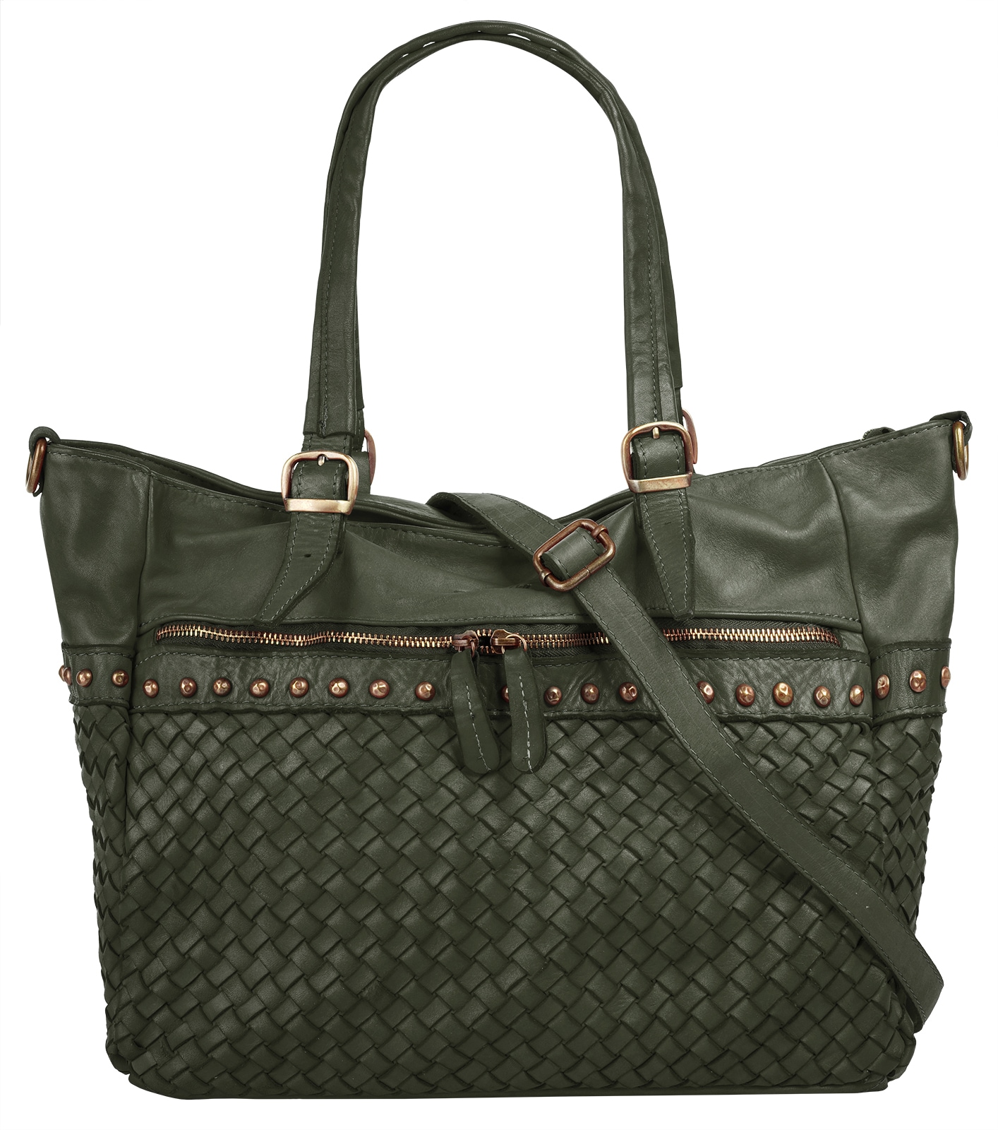 Samantha Look Shopper echt Leder, Made in Italy