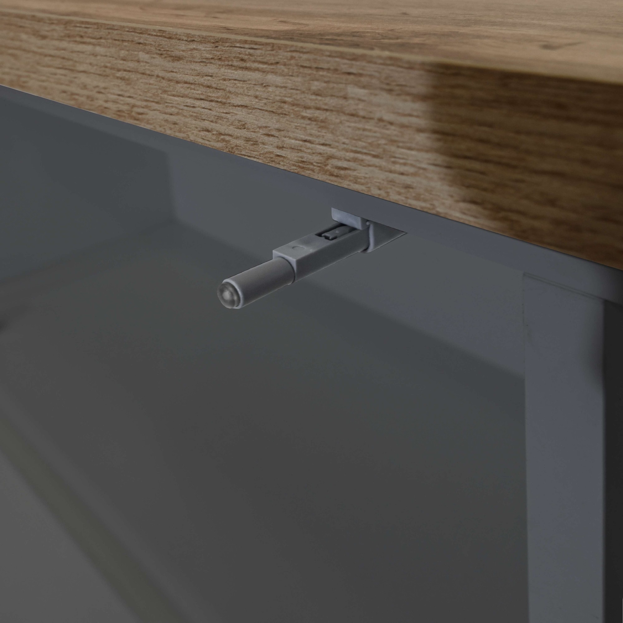 GOODproduct Lowboard »New Garda,Lowboard mit Aufsatz,TV-Board mit Ausatz,TV-Schrank-Tv Bank« 1 Stk. tlg. Breite verstellbar v. 183 bis 310 cm,2 Klappen  und L-Förmiger Aufsatz