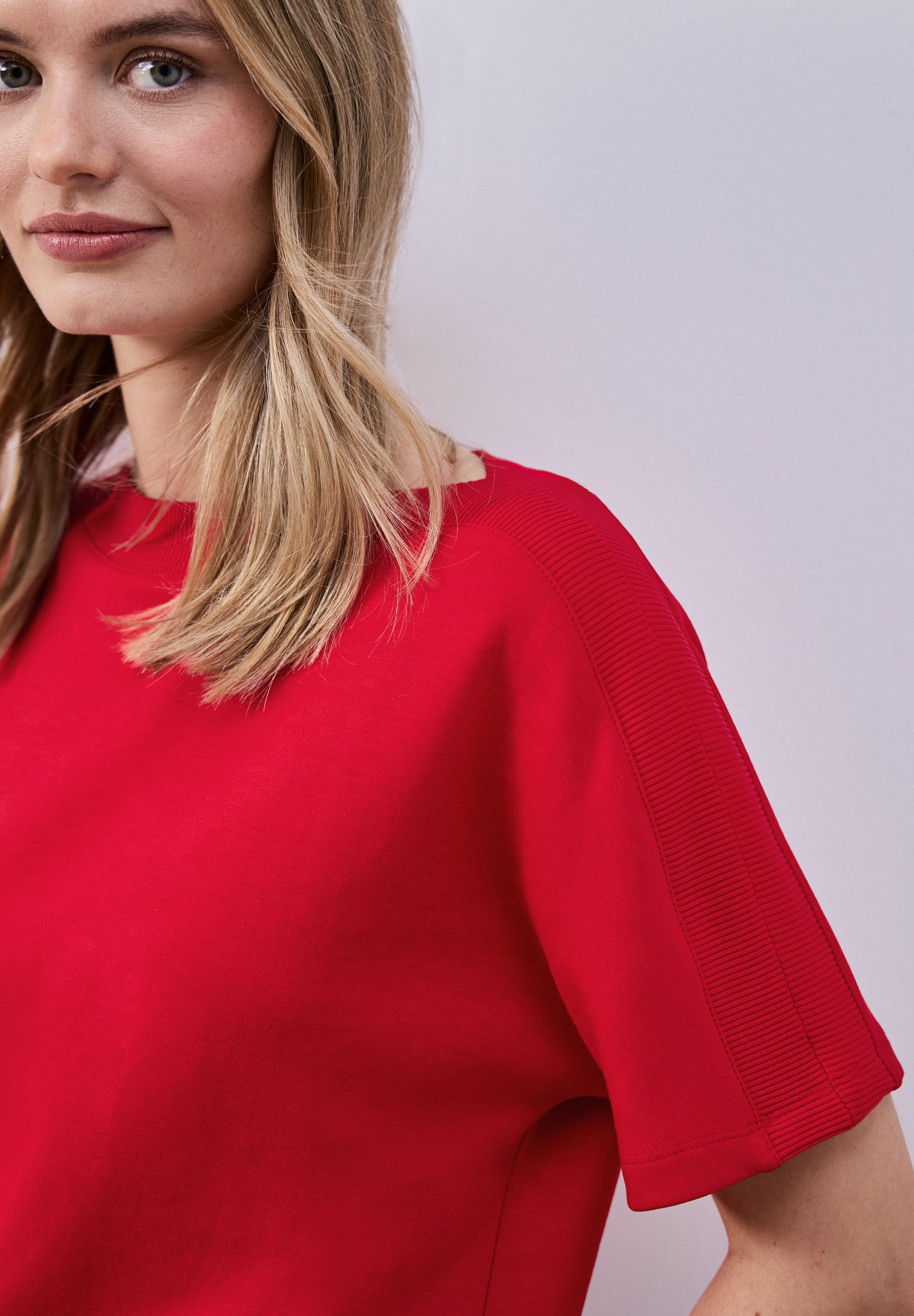 STREET ONE T-shirt à manches courtes mit elastischem Bund