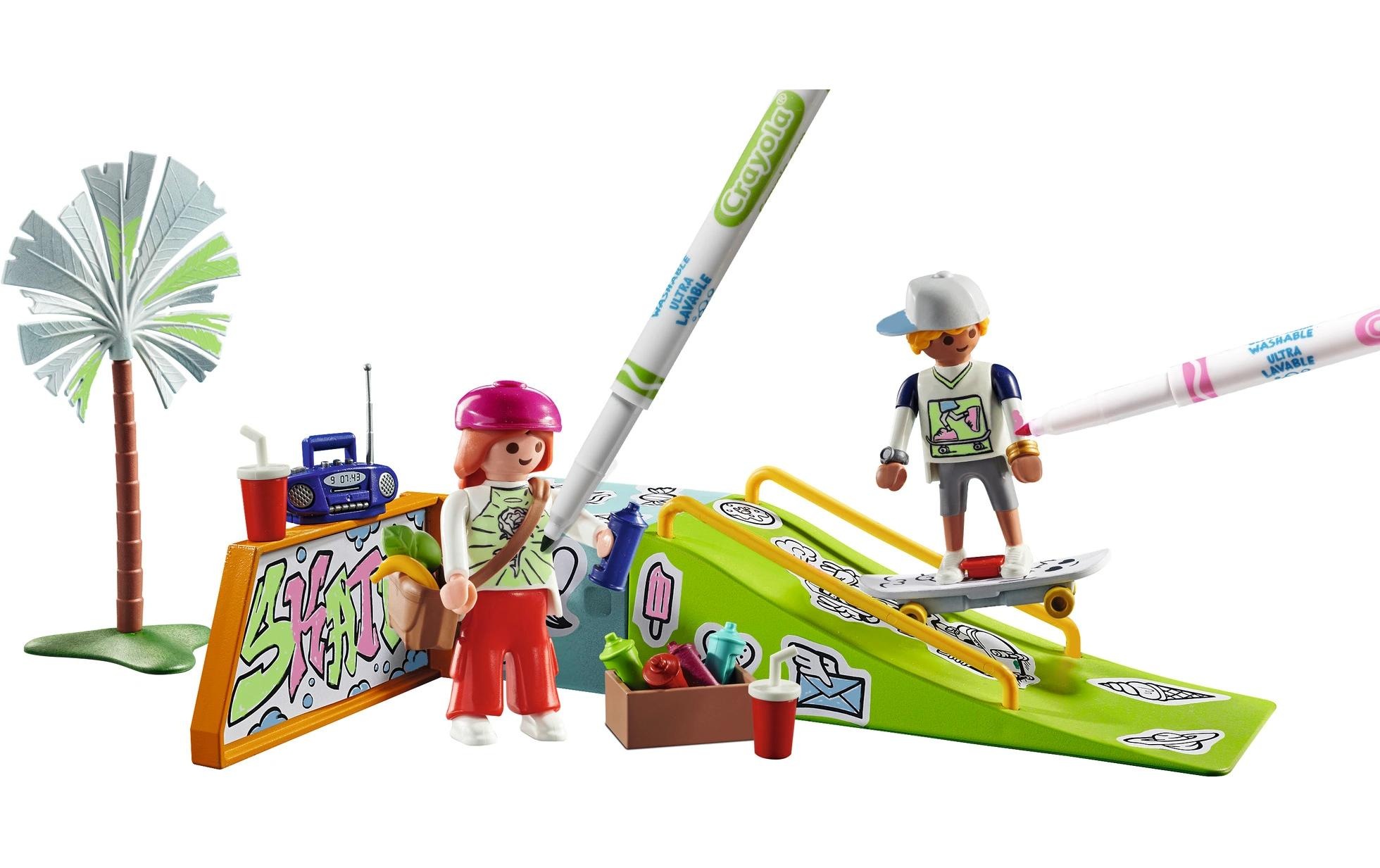 Playmobil® Spielbausteine »Color Skatepark 71515«, (44 St.)