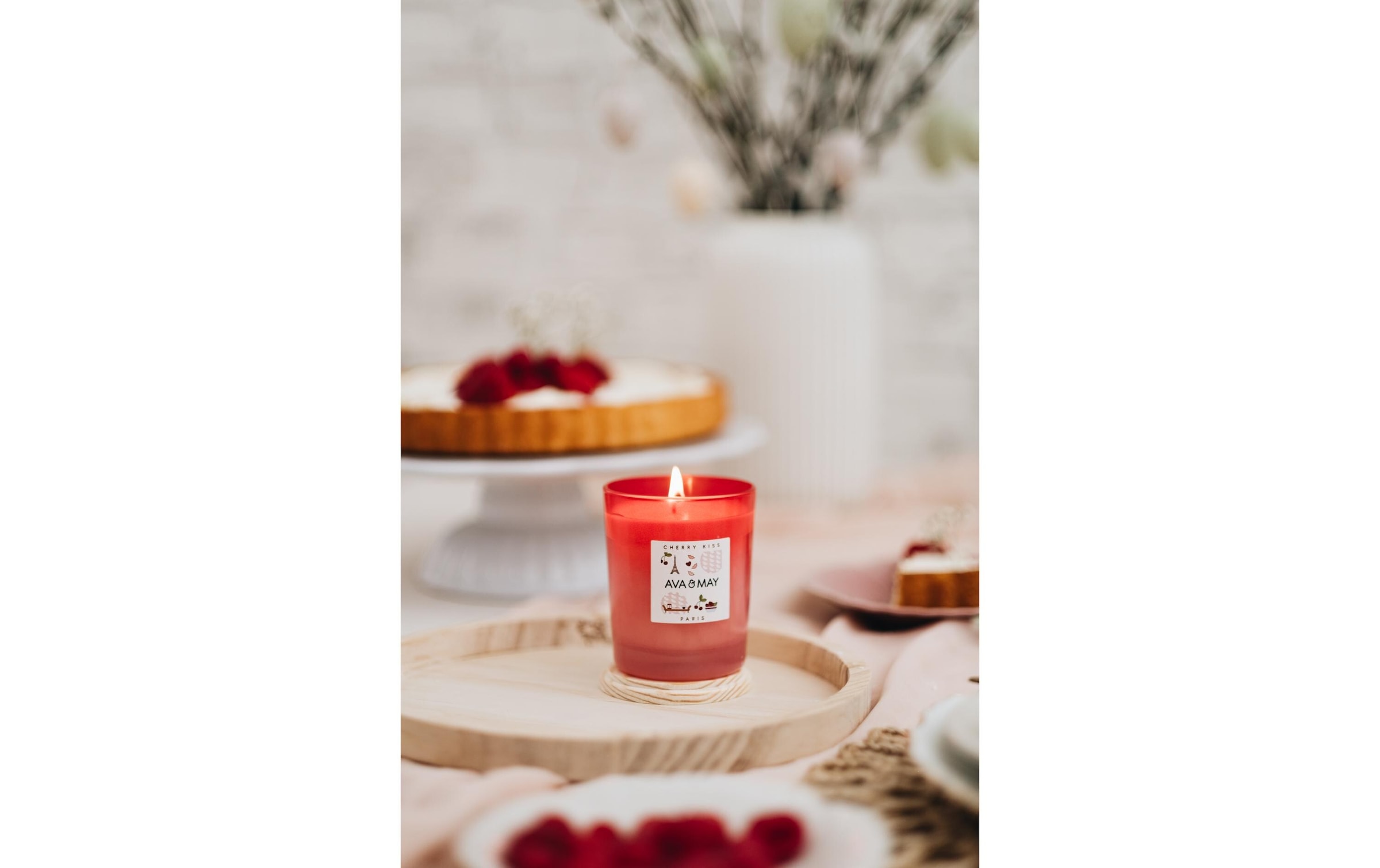 AVA & MAY Duftkerze »Cherry Kiss 180 g«