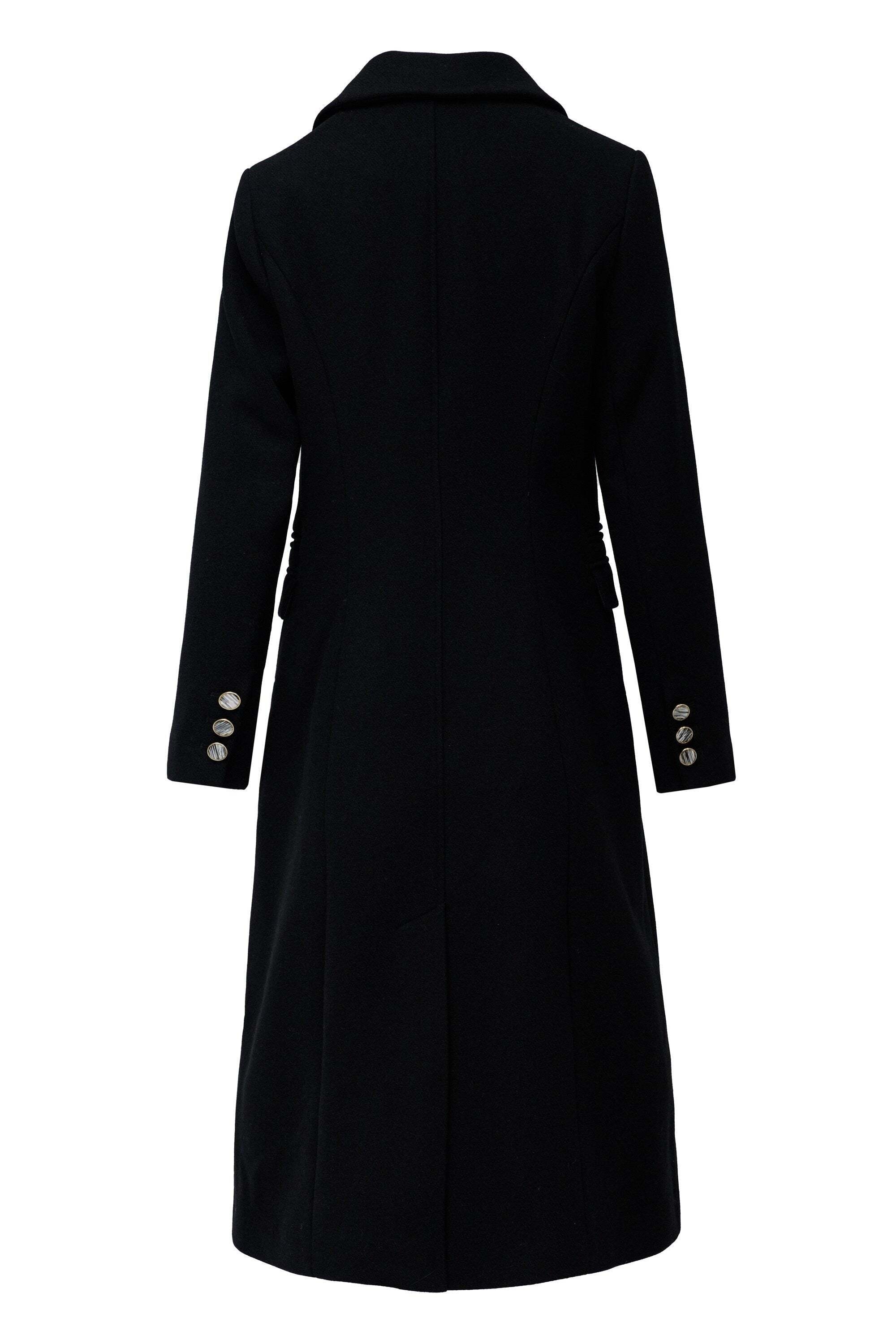 Salsa Veste en laine »Salsa Jeans Wollmantel Wool Coat With Faux Fur Collar«