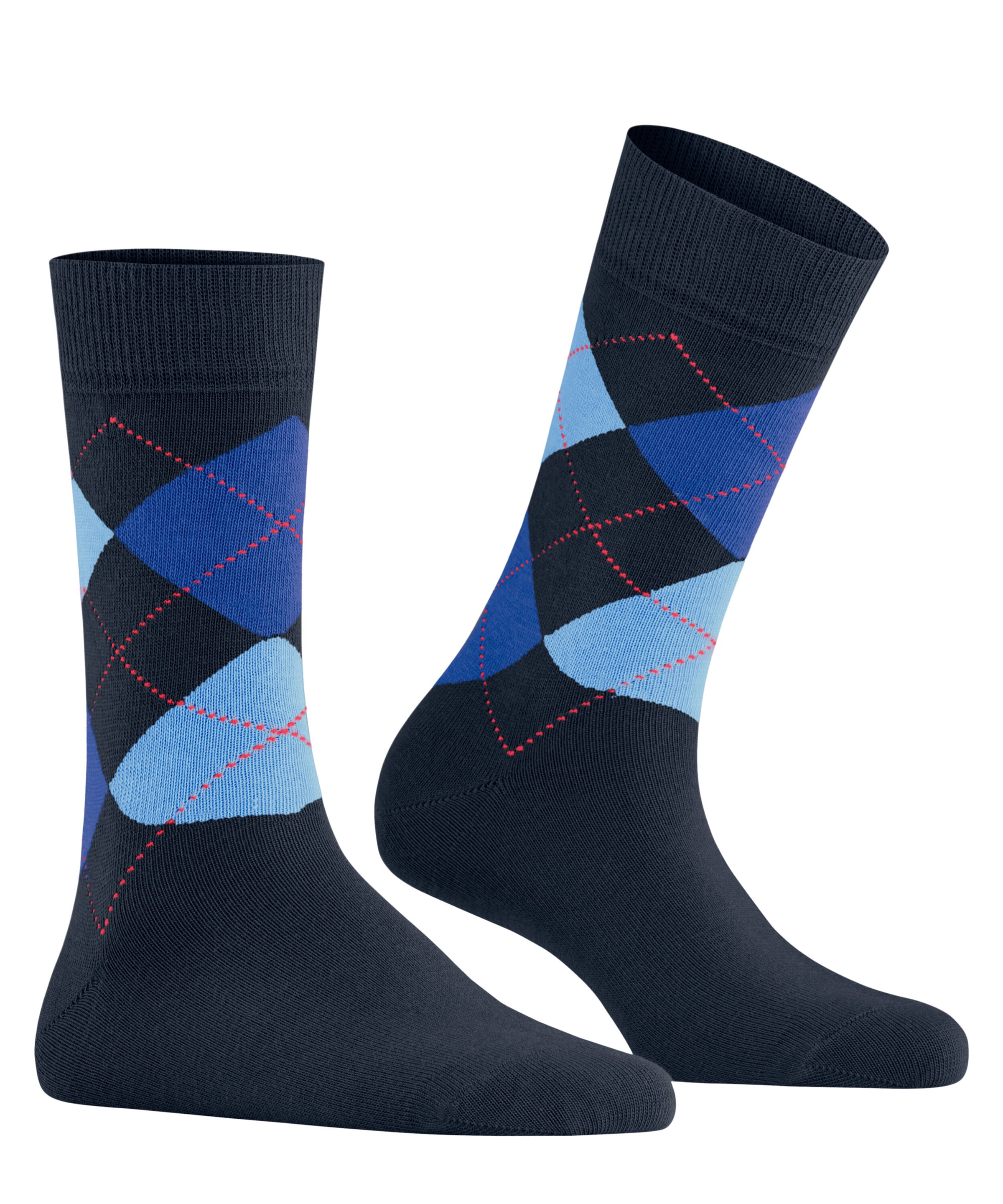 Burlington Socken »Queen« Einheitsgrösse 36-41, Argyle-Muster, gekämmte Baumwolle