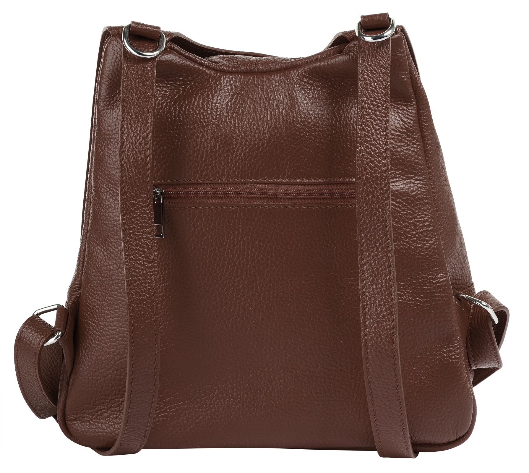 Cluty Cityrucksack, echt Leder, Made in Italy