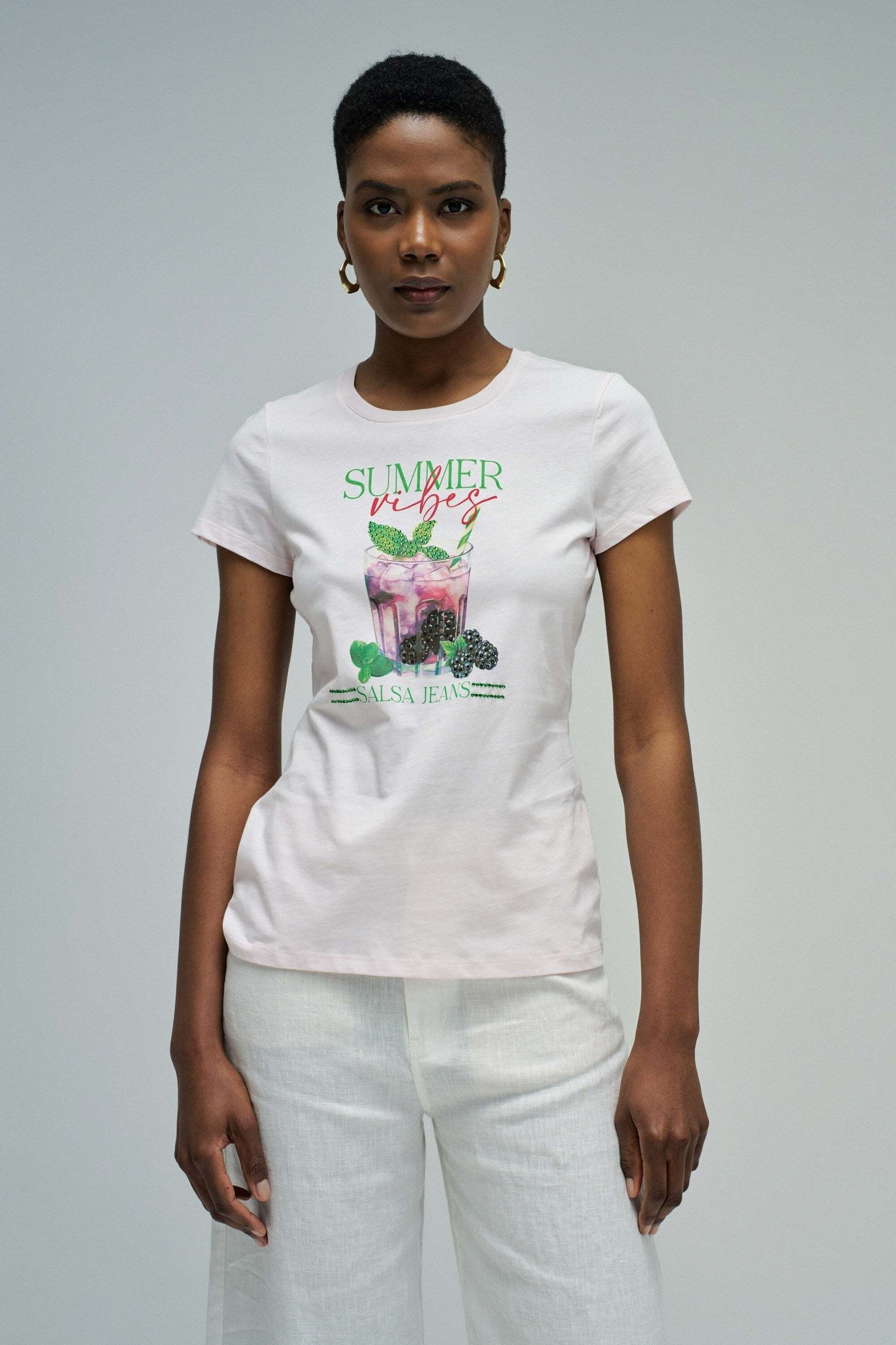 Salsa T-Shirt »Salsa Jeans T-Shirt Loose Graphic«