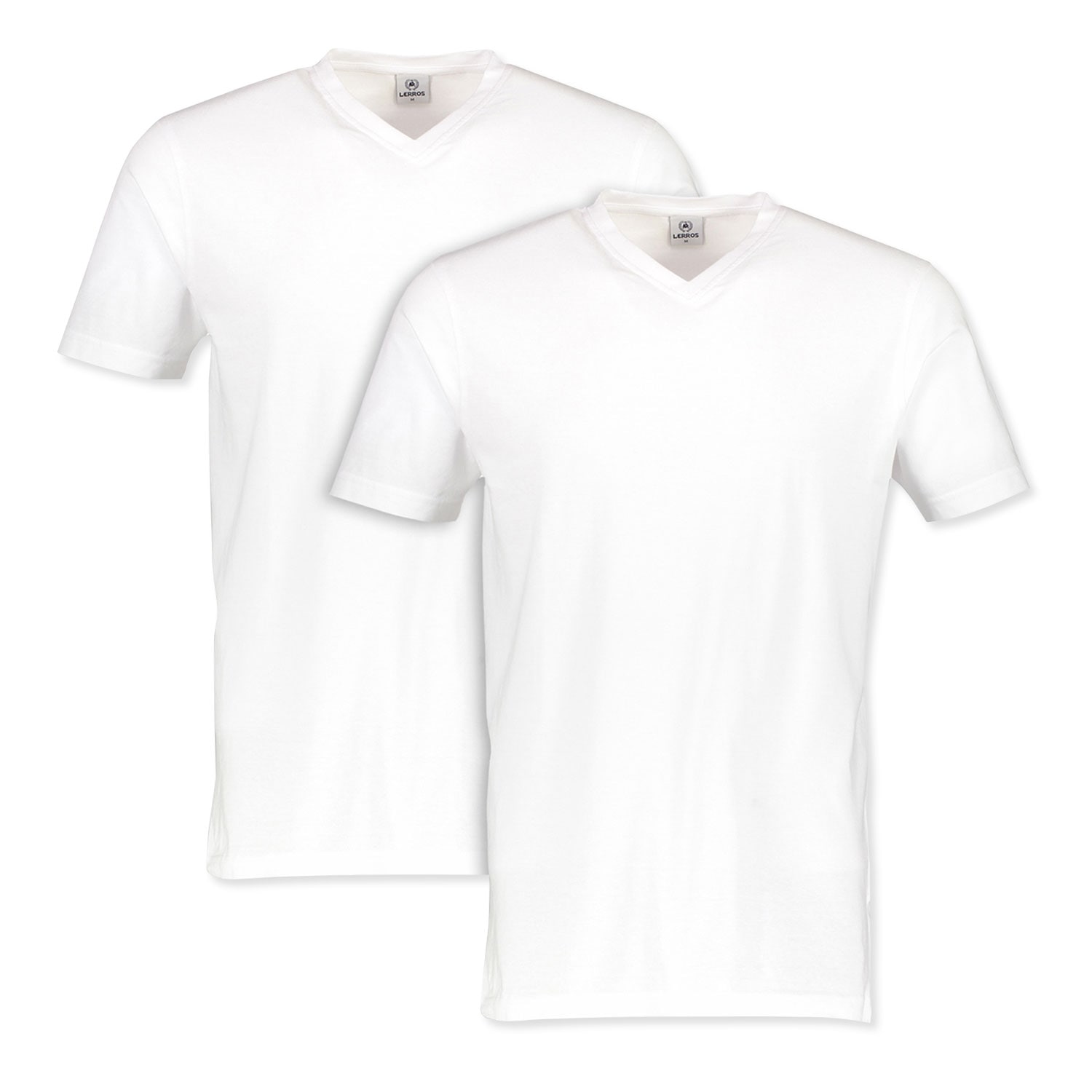 Image of LERROS V-Shirt Spar-Set, 2 Stk. unifarben, 2-er Pack V-Shirt