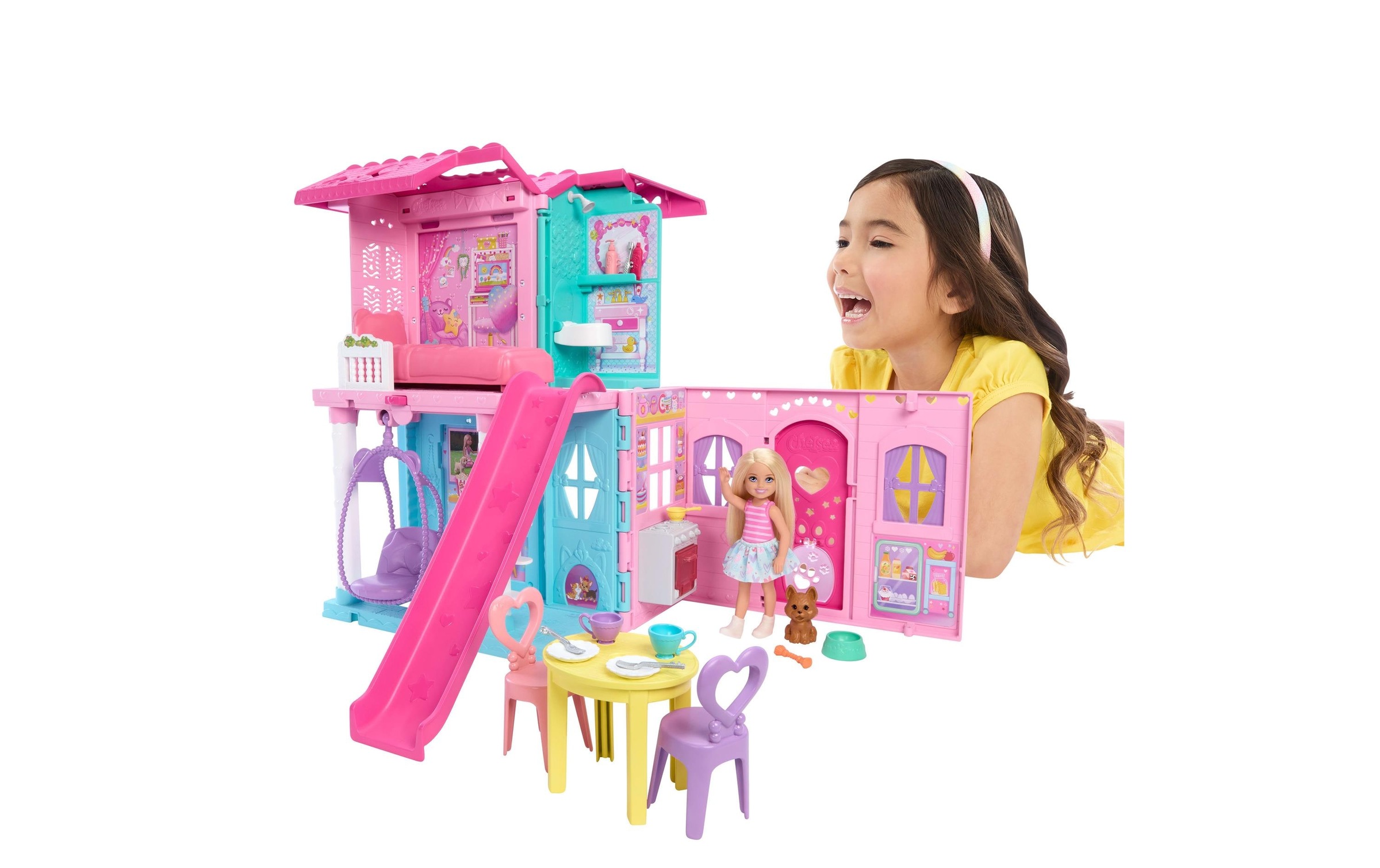 Barbie Anziehpuppe »Chelsea Pop-Up House«