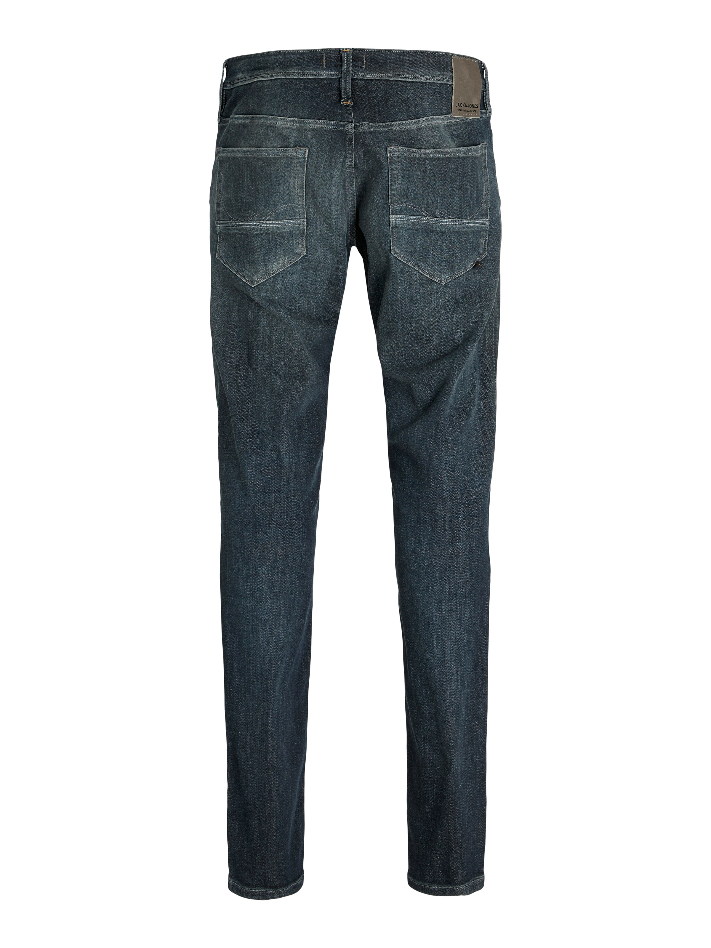 Jack & Jones Slim-fit-Jeans »JJIGLENN – Jeans mit Stretch, niedriger Leibhöhe und Taschen«, used, modisch, slim fit, Denim/Jeans