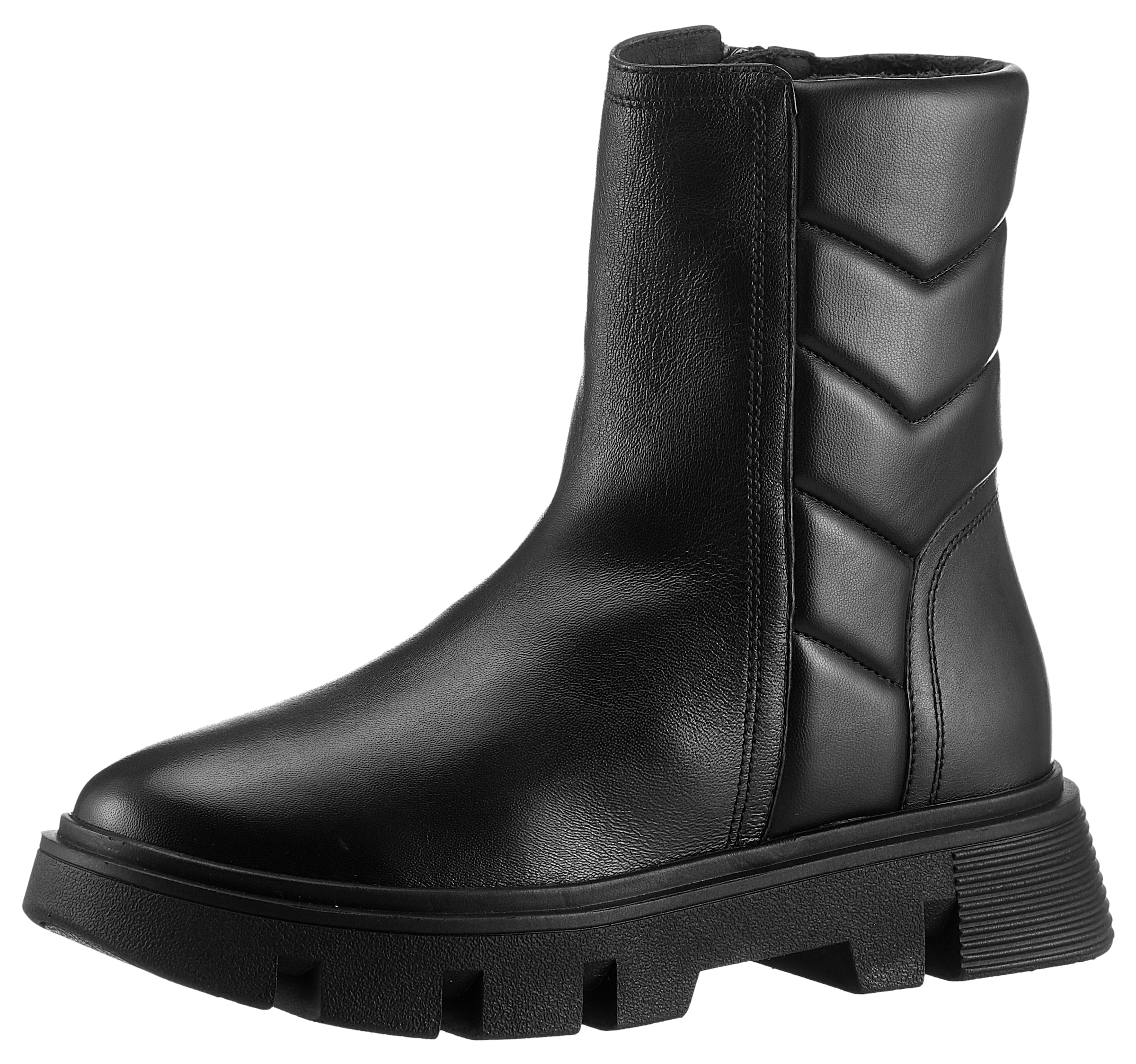 Geox Winterboots »D VILDE F«, Chunky Boot, Plateau Stiefel mit Plateausohle