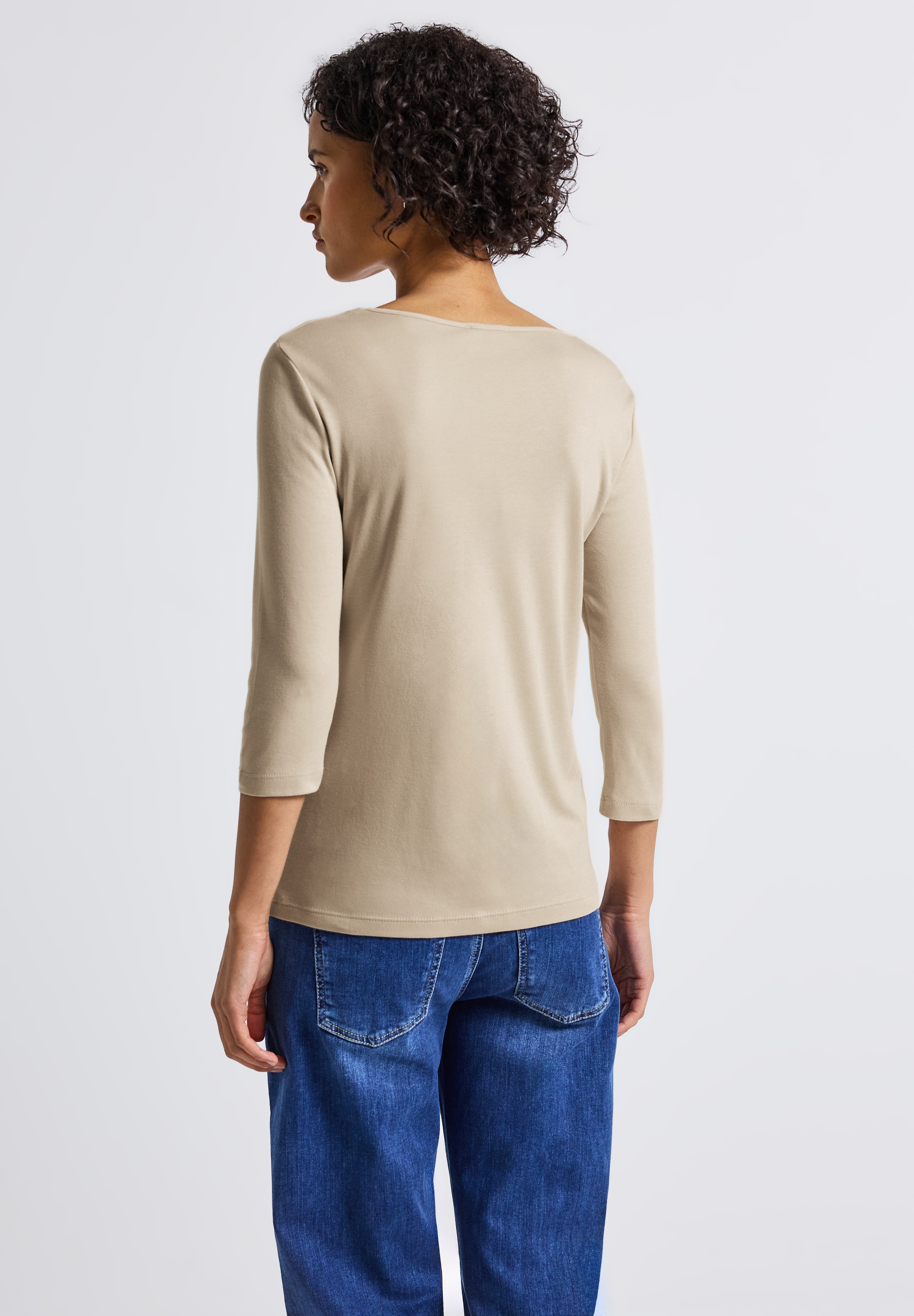 STREET ONE Rundhalsshirt »Style Pania«, im Basic-Style