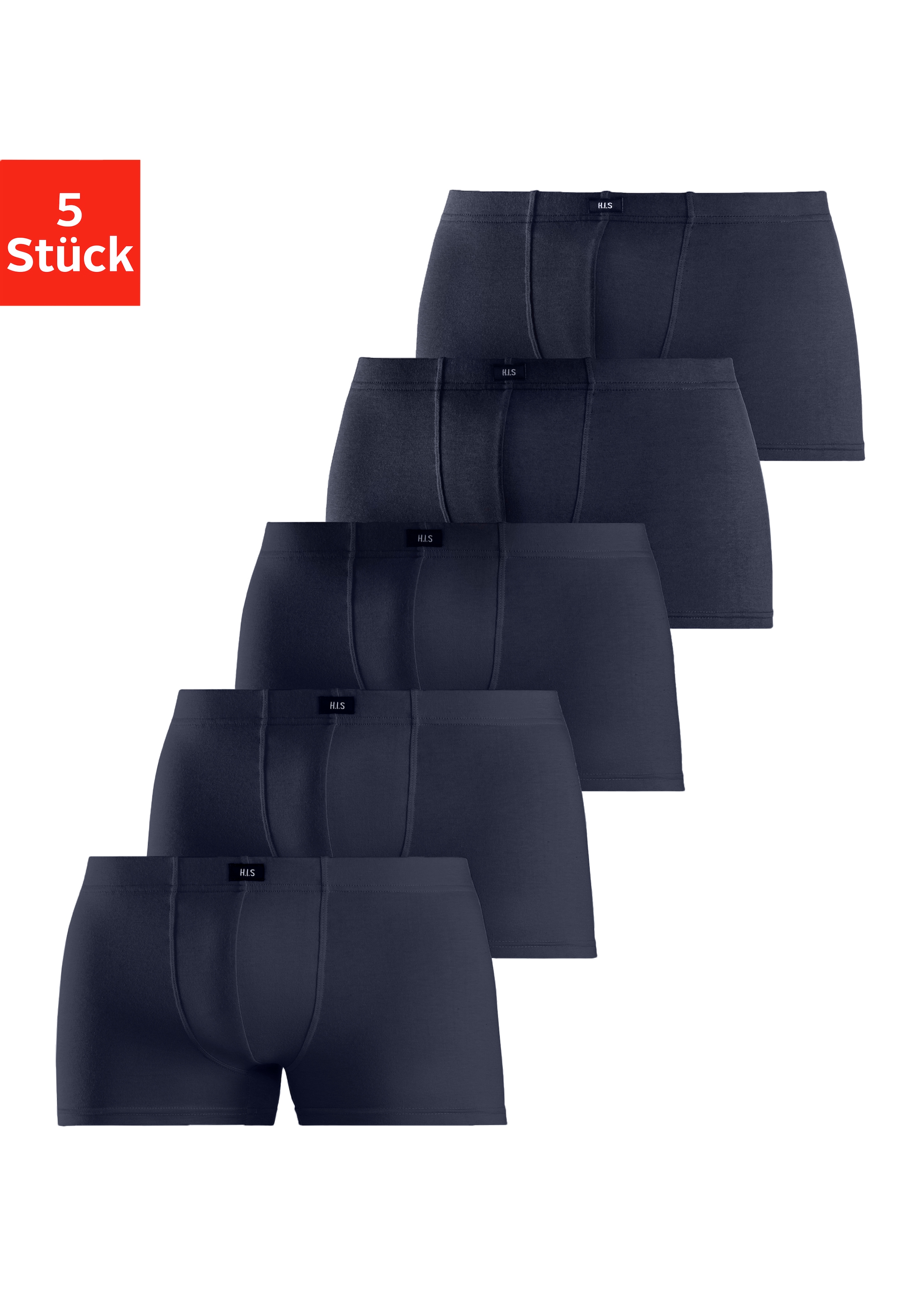 H.I.S Boxer »Boxershorts für Herren« Packung, 5 Stk. aus Baumwolle