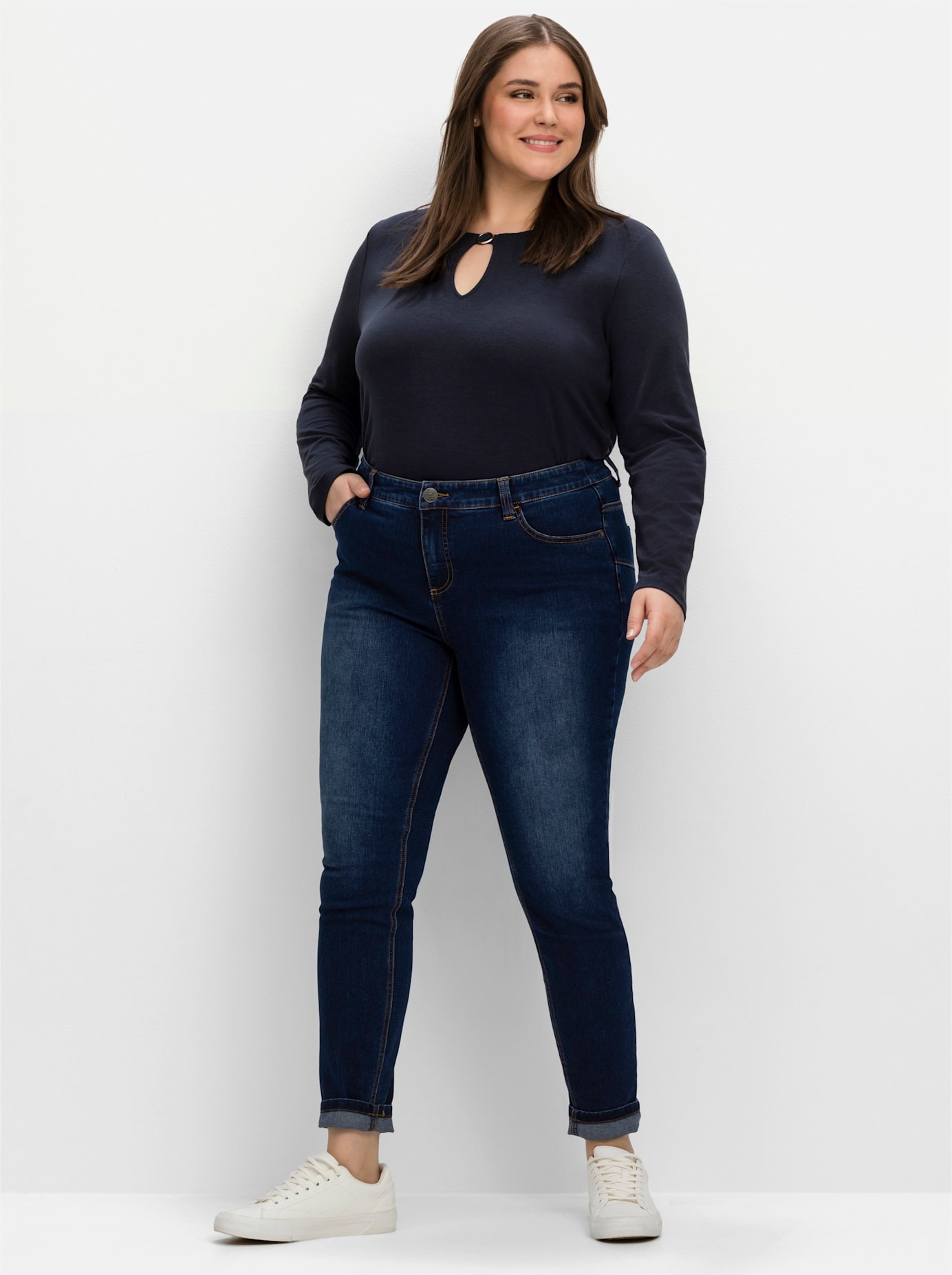 Sheego Bequeme Jeans, (1 tlg.)