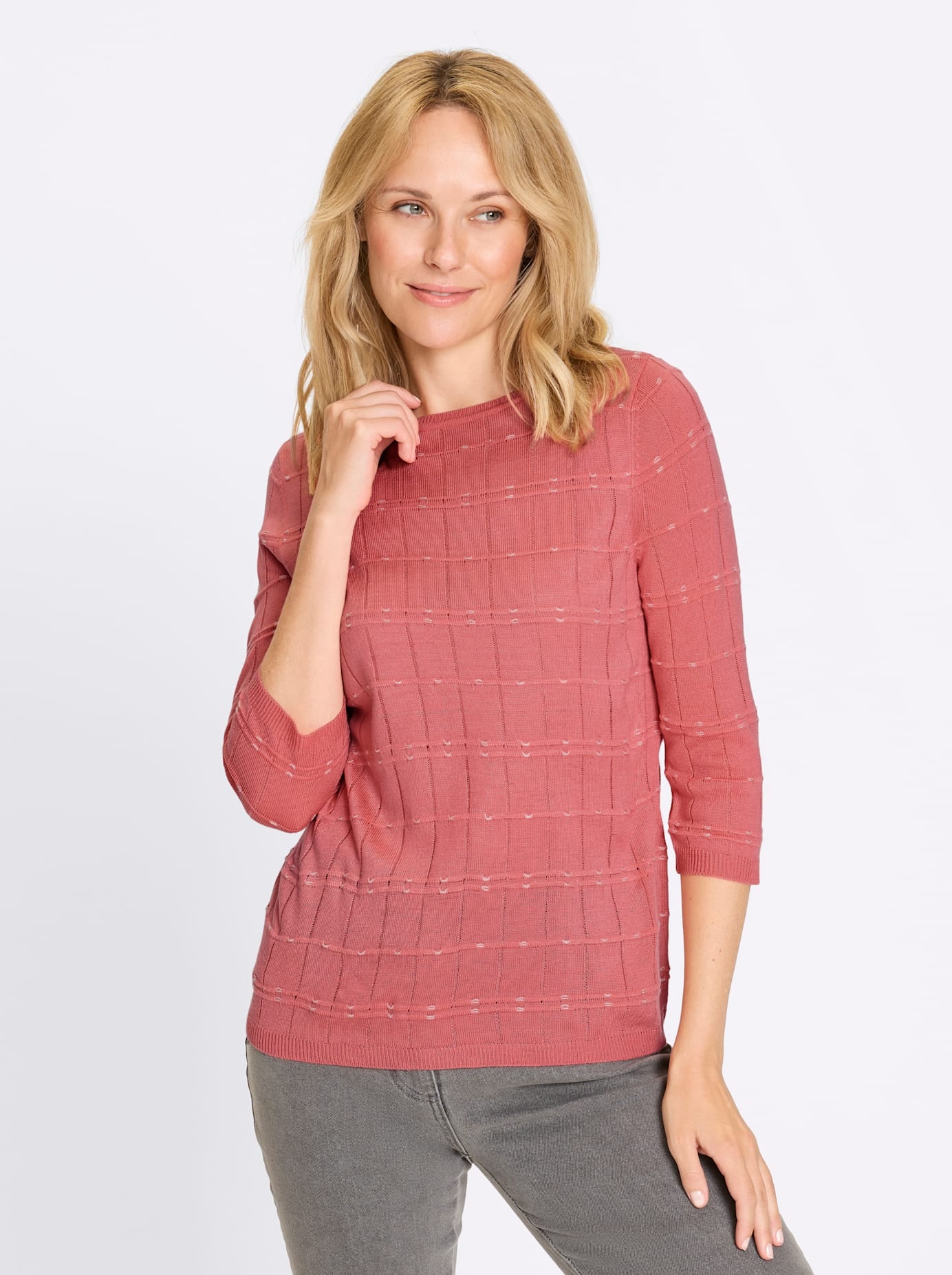 Image of Classic Basics Strickpullover "3/4-Arm-Pullover"