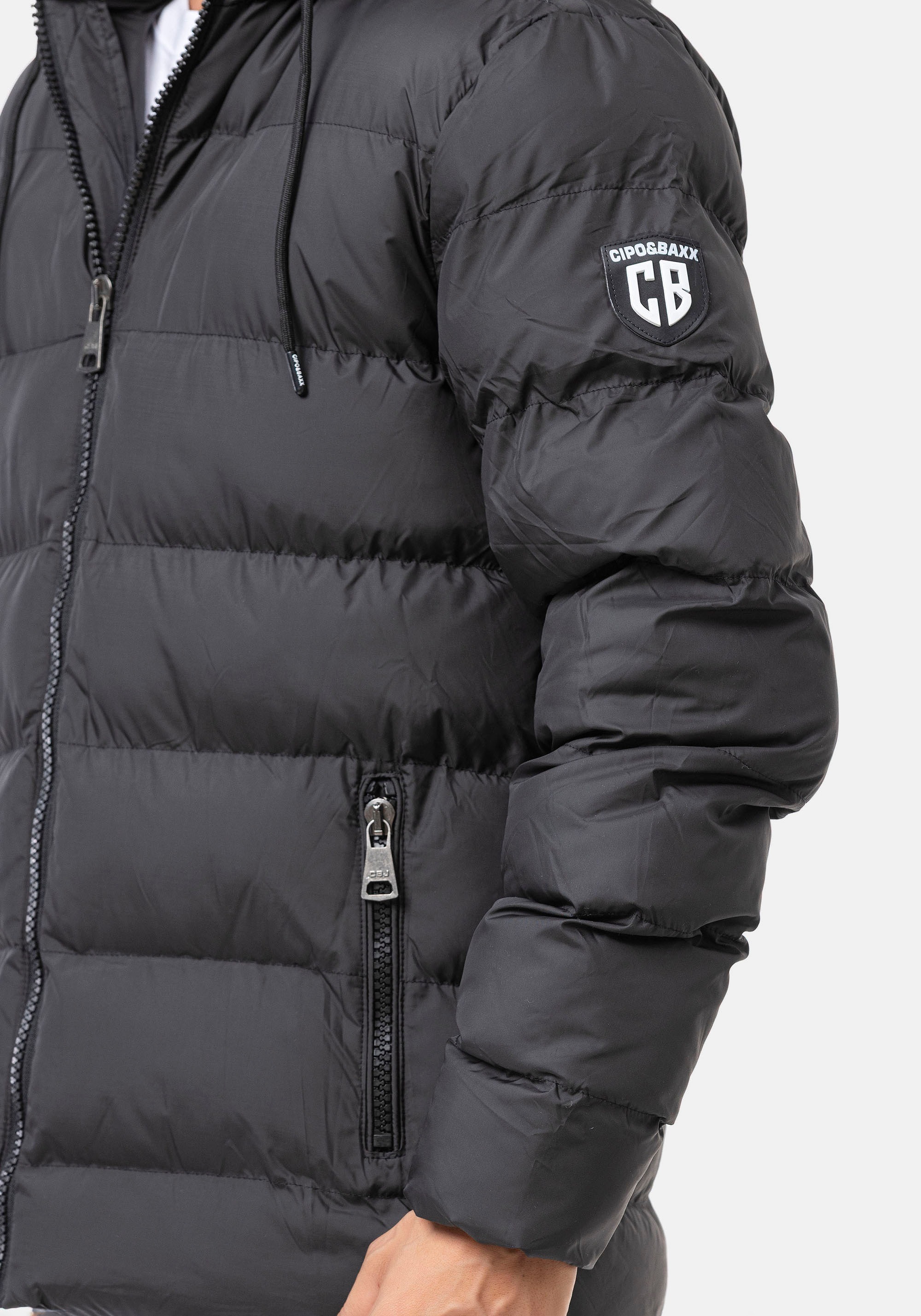Cipo & Baxx Veste matelassée mit Kapuze
