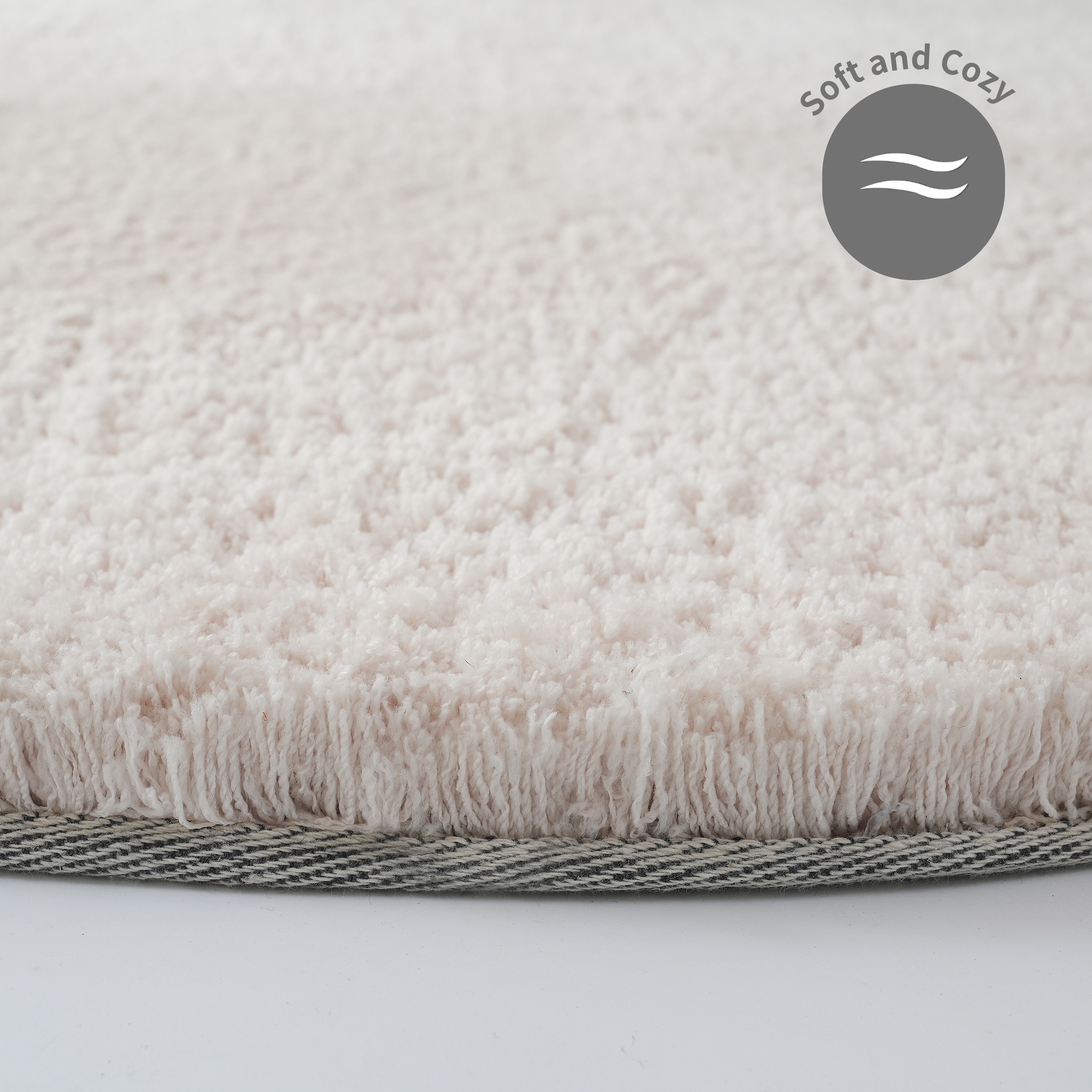 my home Hochflor-Teppich »Microfaser Teppich Magong, besonders weich, sehr feiner Flor« rund 25 mm Höhe unifarben, weiche Teppiche, Wohnzimmer, Schlafzimmer, Kinderzimmer