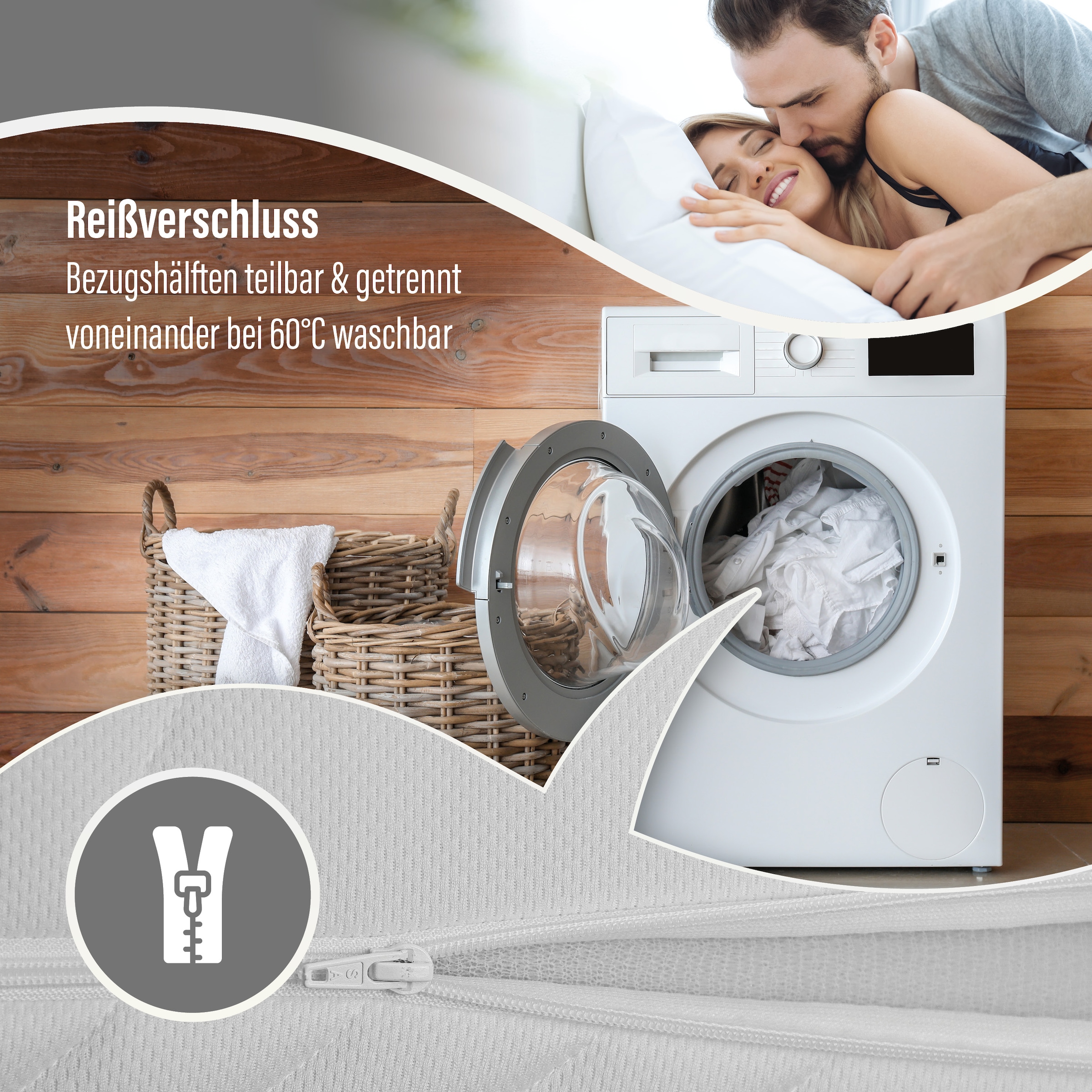 Beco Komfortschaummatratze »Marissa, 7 Zonen Matratze 90x200, 140x200 cm & weitere Grössen« 18 cm hoch Raumgewicht: 30 kg/m³ 1 Stk. tlg. ergonomischer Schlaf , getestet in 90x200, H3, Ausgabe 10/2025