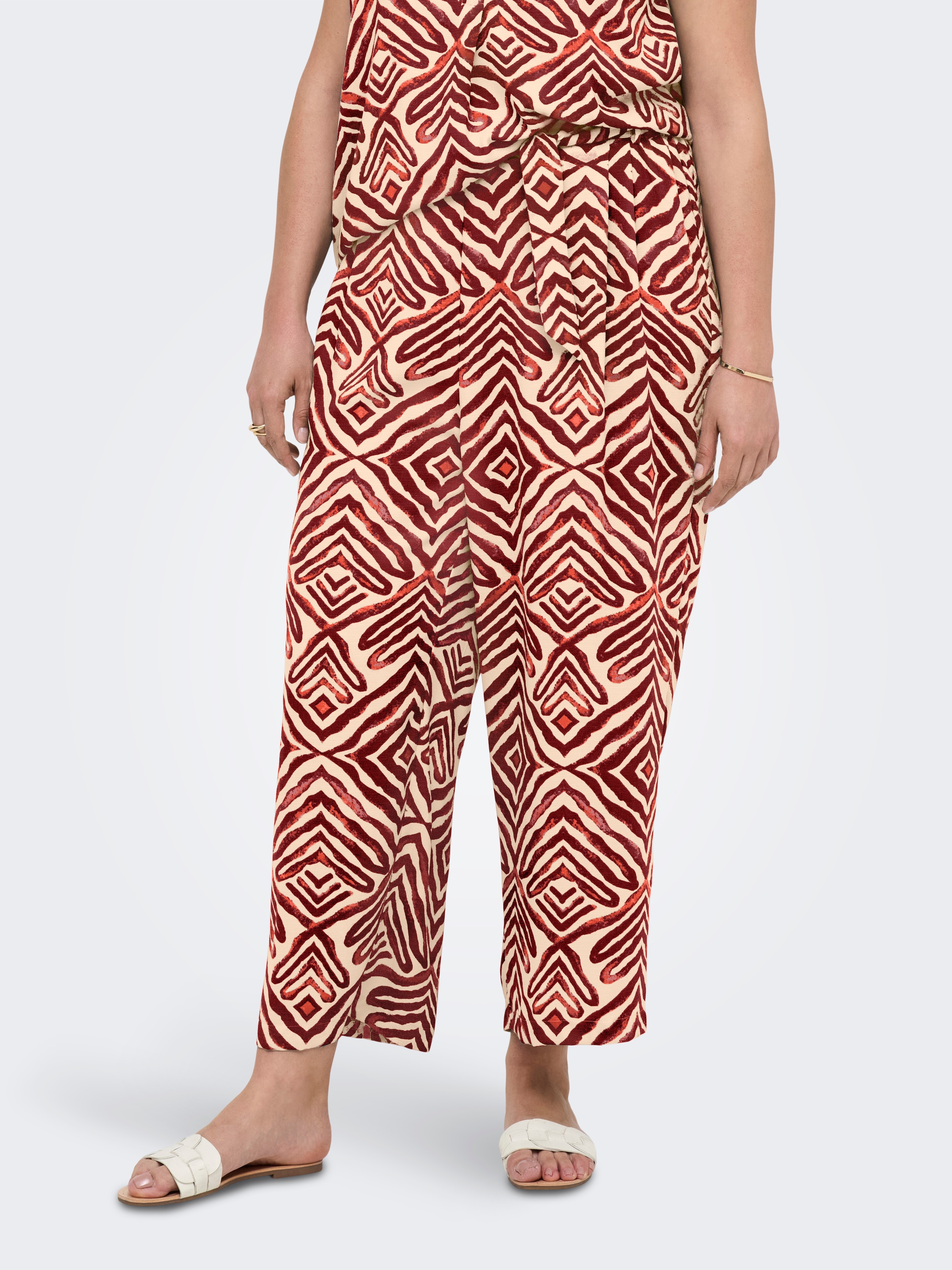 Image of ONLY CARMAKOMA Culotte "CARSHILLA CULOTTE PANT AOP BS" Sommerhose