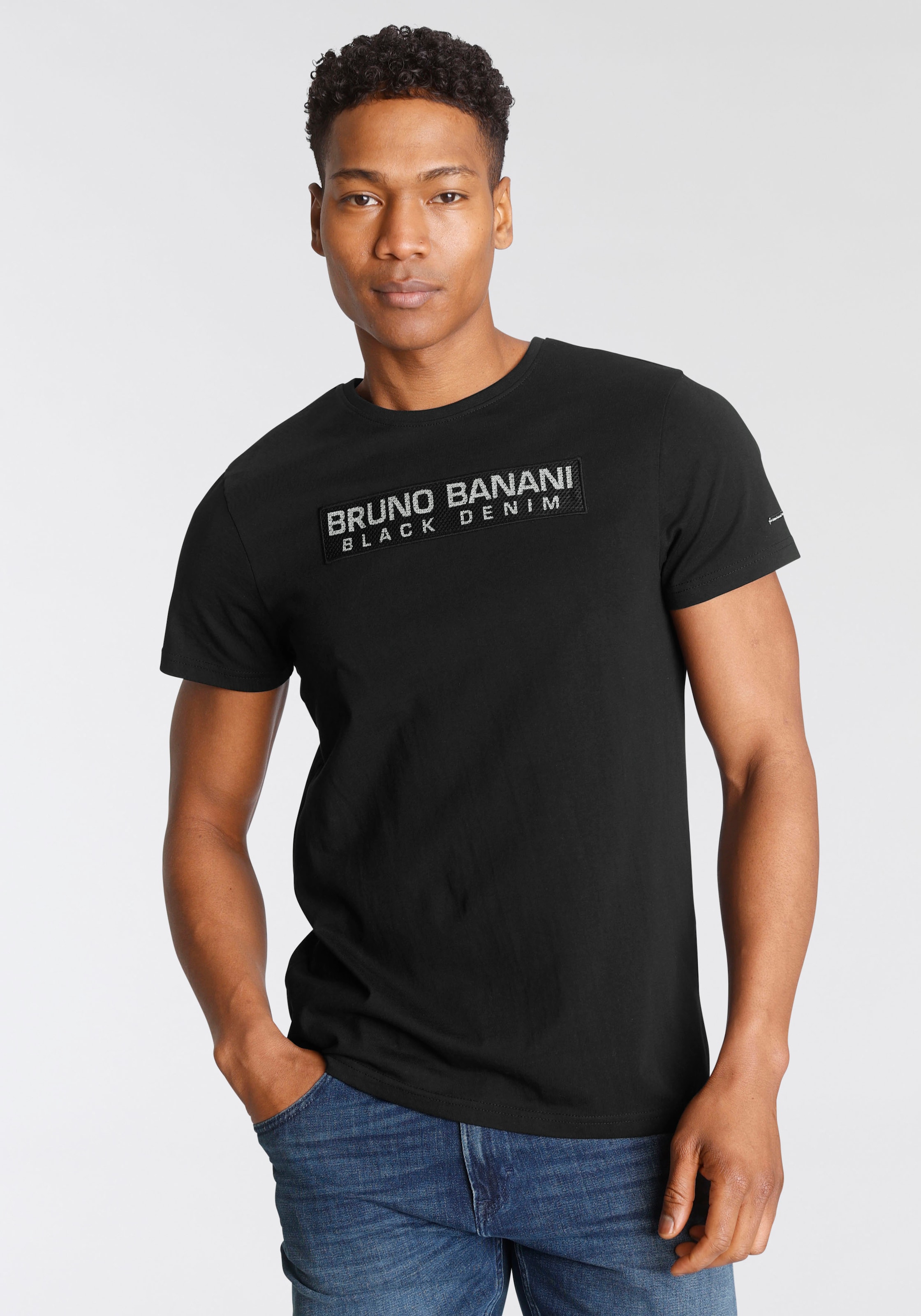 Image of Bruno Banani T-Shirt, mit Mesh Einsatz bei Ackermann Versand Schweiz