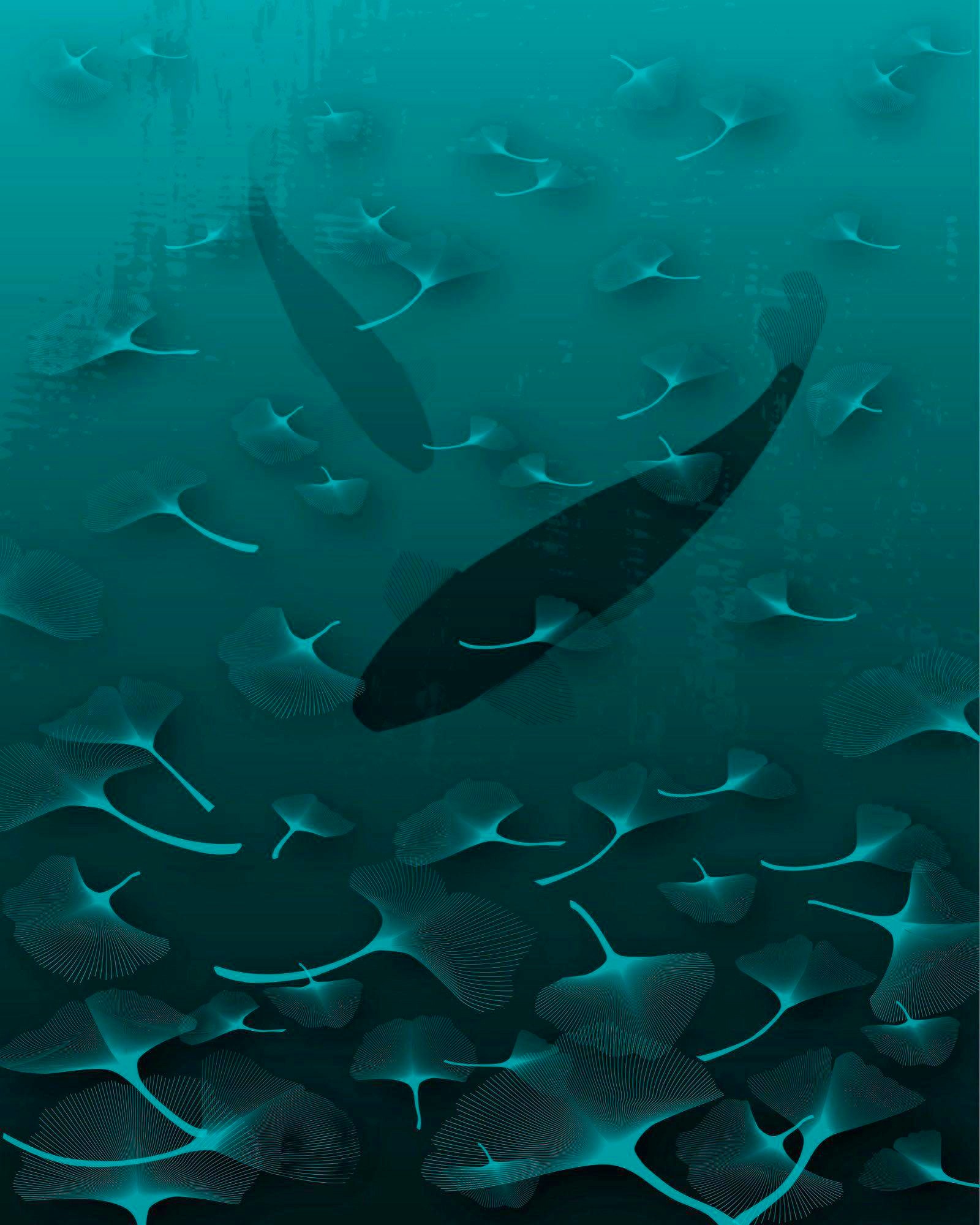 Image of Komar Vliestapete »Ginkgo«, naturalistisch bei Ackermann Versand Schweiz