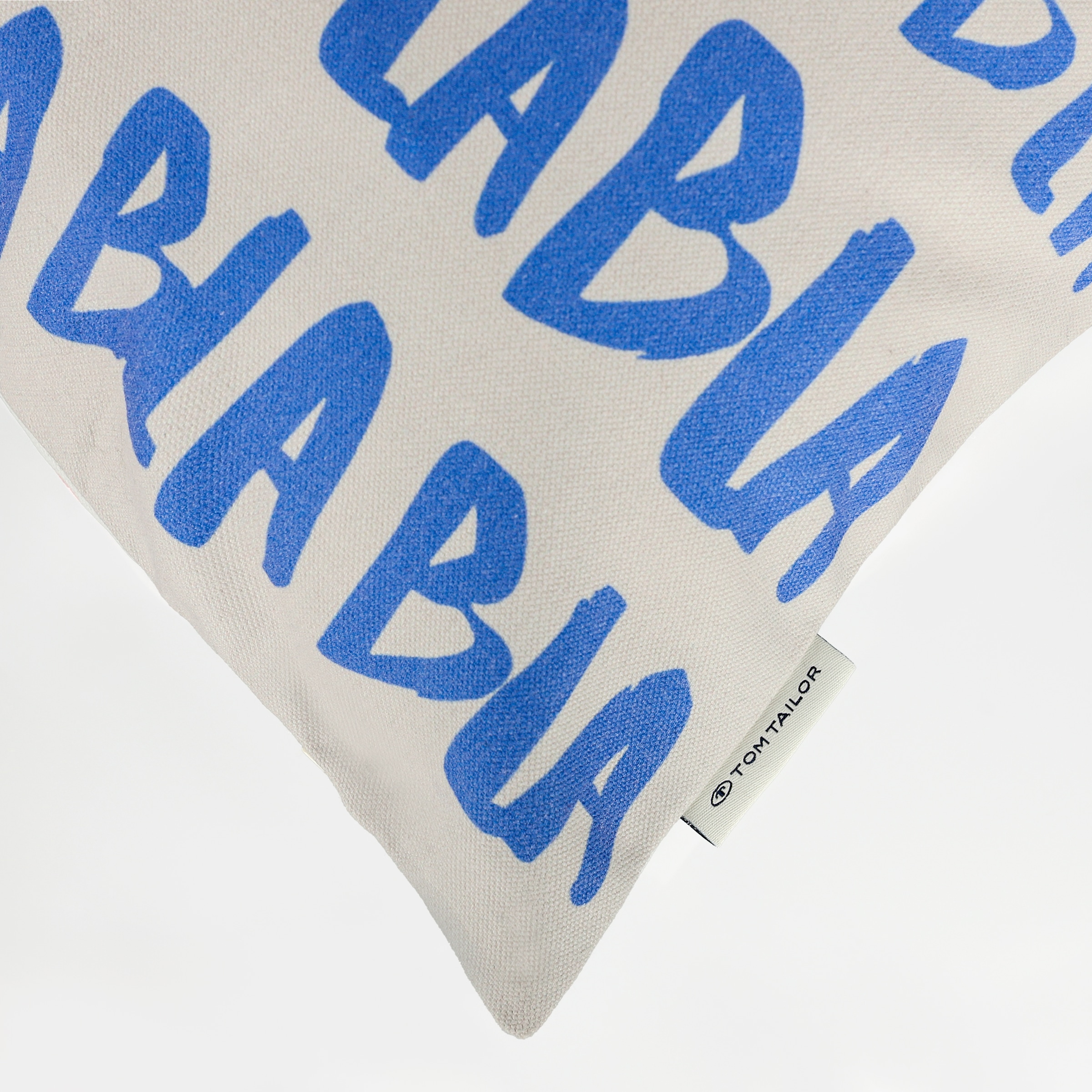 TOM TAILOR HOME Kissenbezug »Blabla« mit lustigem Schriftzug