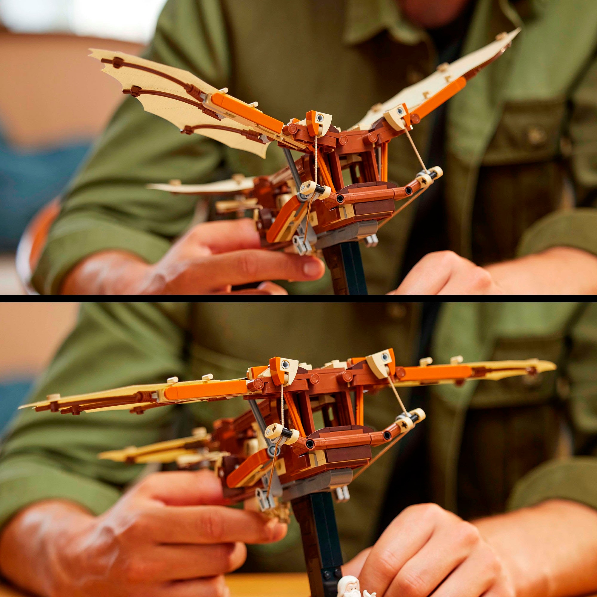 LEGO® Konstruktionsspielsteine »Leonardo da Vincis Fluggerät (10363), LEGO Icons« Made in Europe