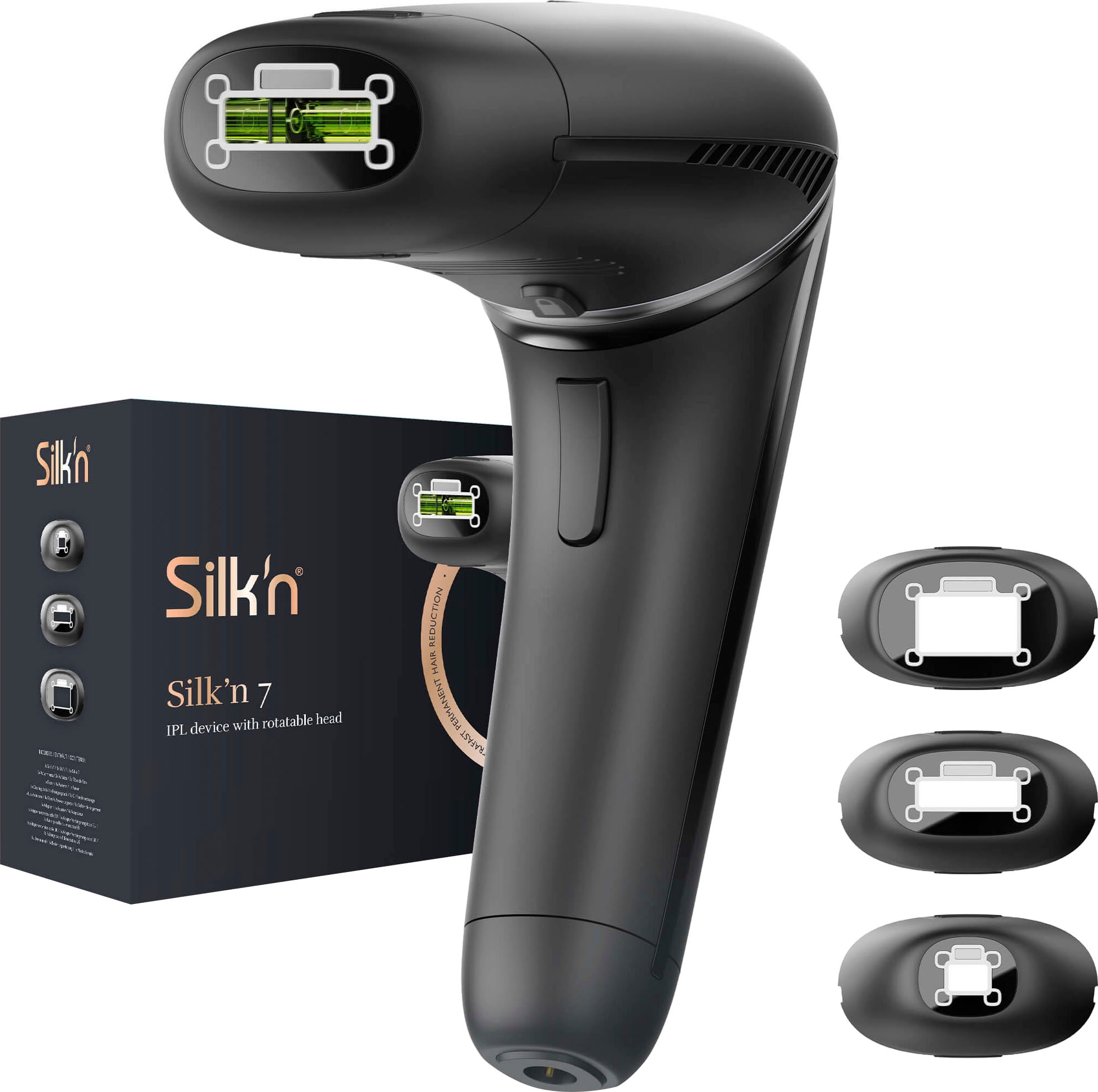 Silk'n IPL-Haarentferner »Silk'n 7«, 600.000 Lichtimpulse, das erste IPL-Gerät von Silk'n mit einem drehbarem Kopf